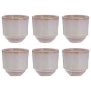 TAVIRA Espressobecher 6er-Set - Hellrosa