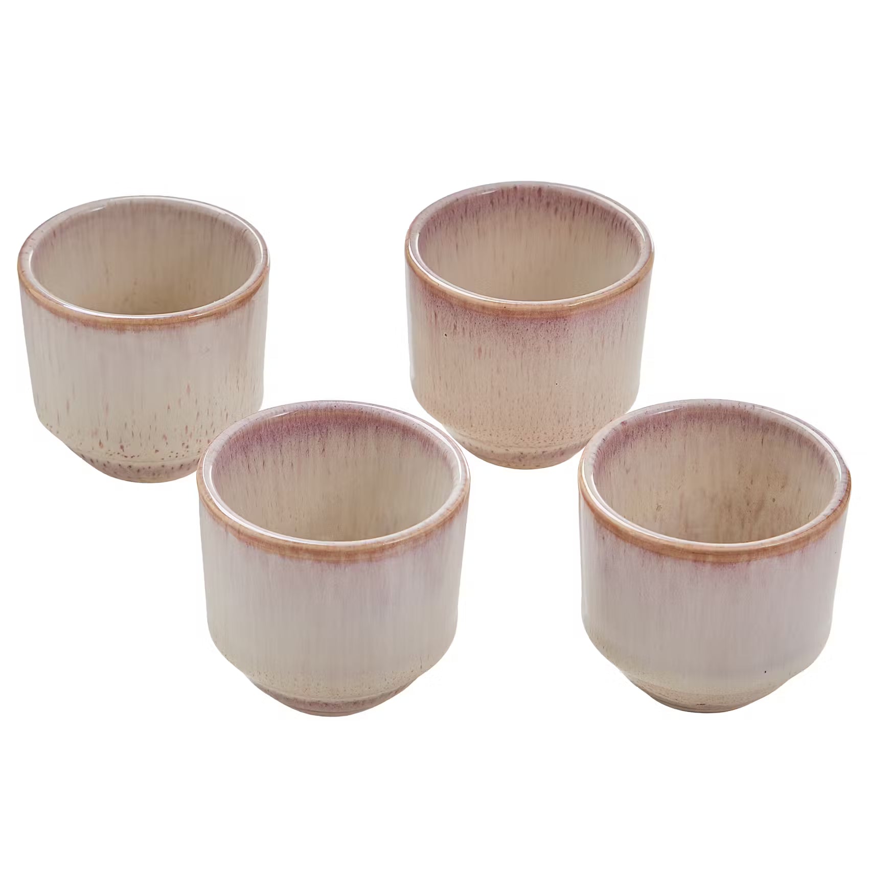 TAVIRA Espressobecher 6er-Set - Hellrosa