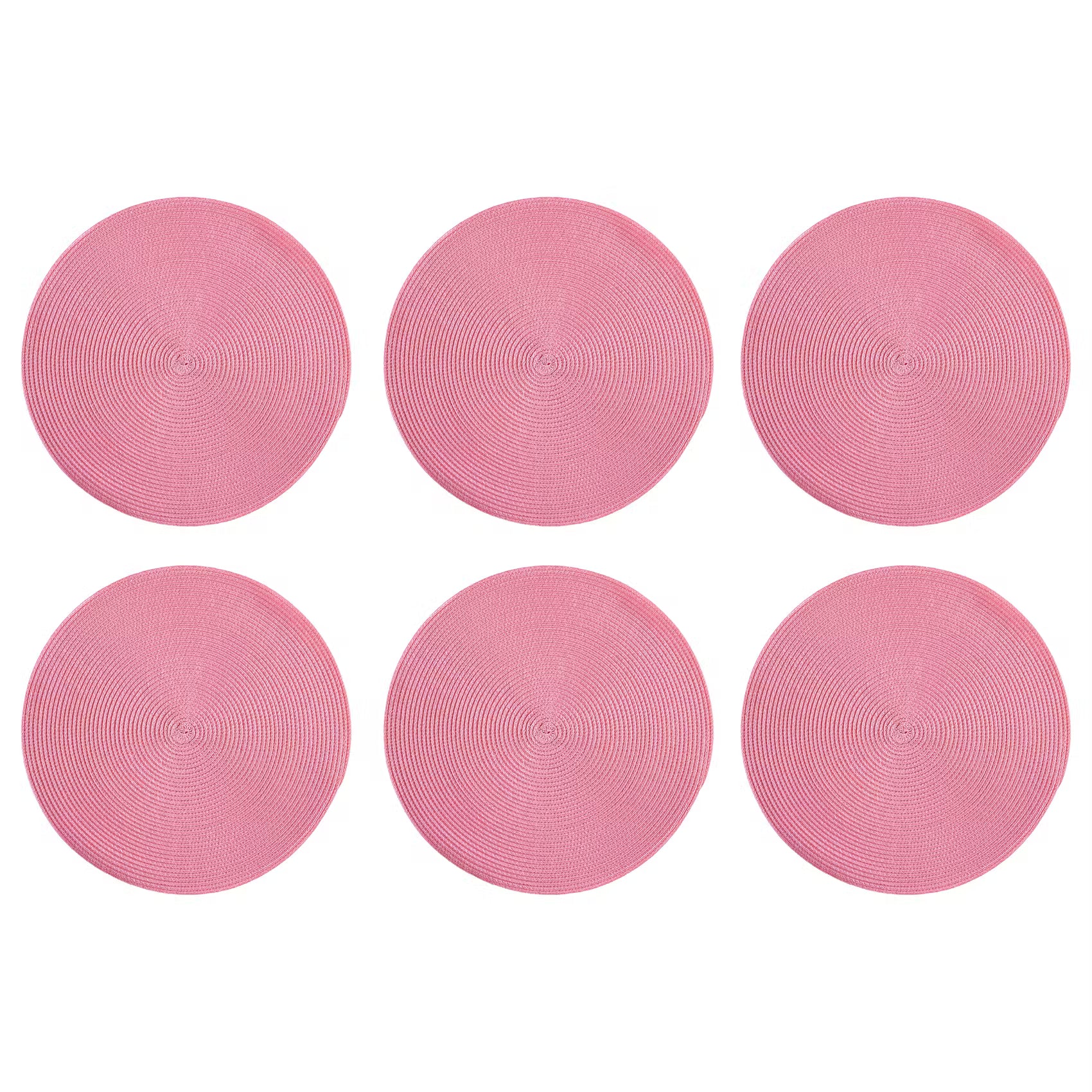 AMBIENTE Tischset 6er-Set - Polypropylen - Rosa - Rosa