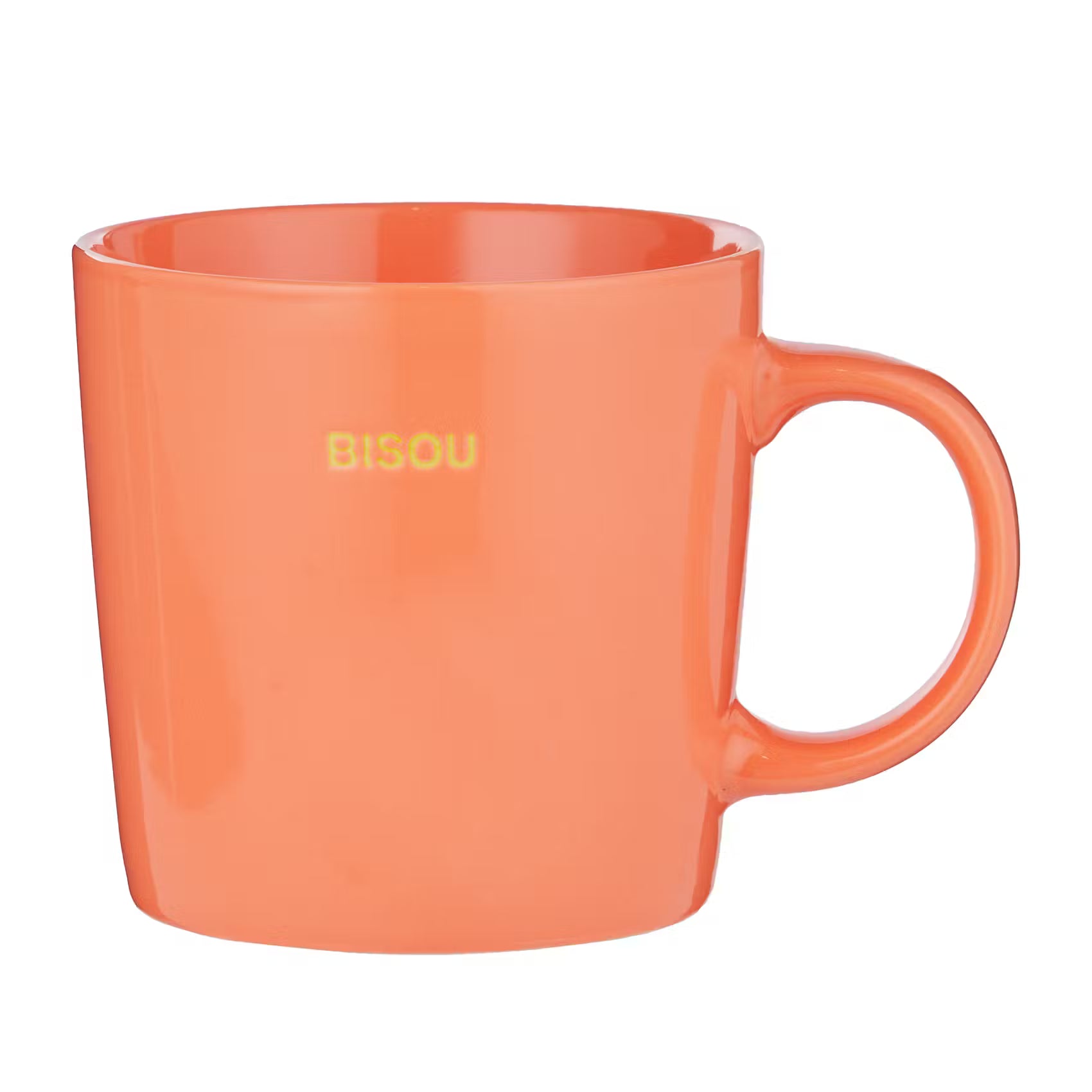 GOOD VIBES Tasse Bisou - Porzellan - Orange