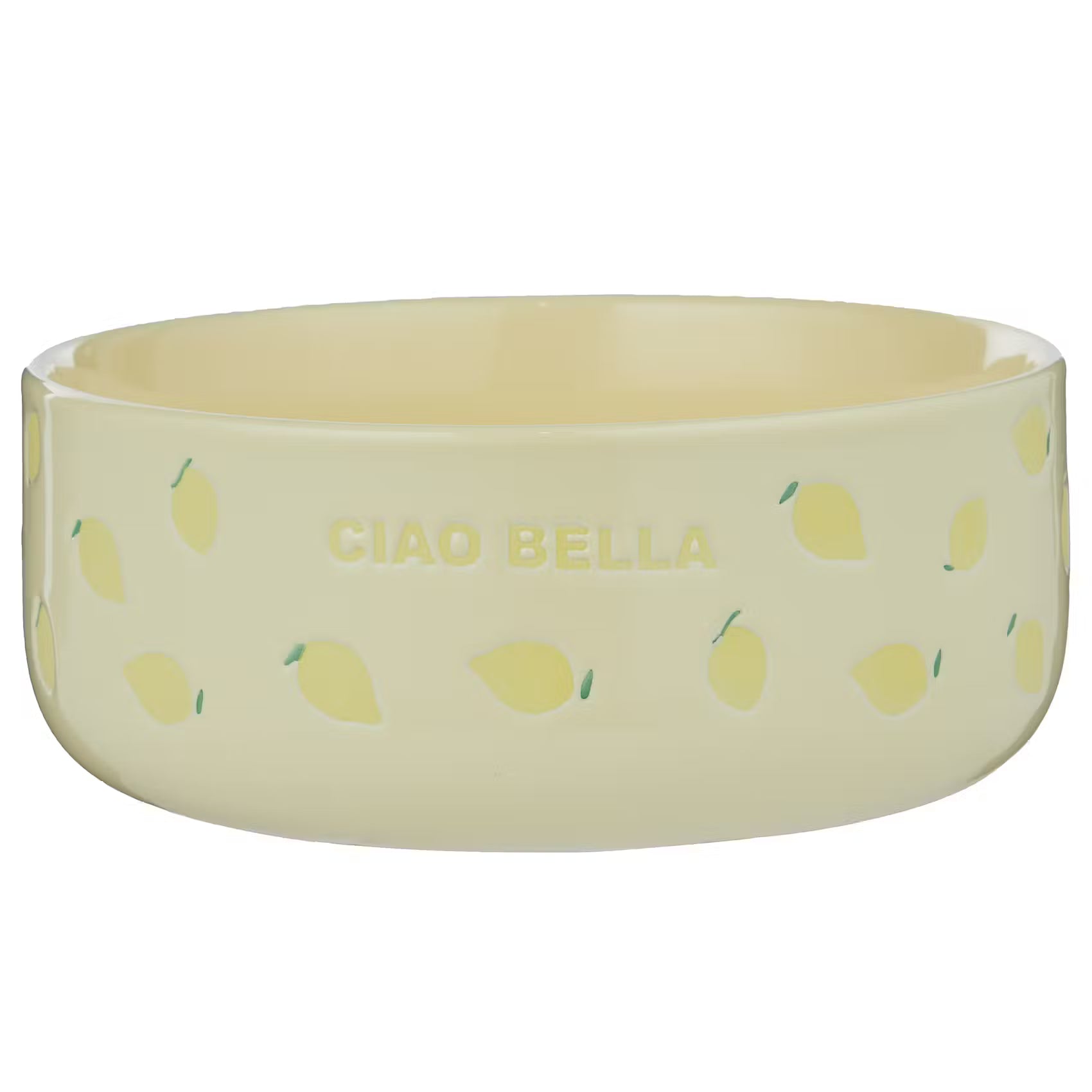 GOOD Schüssel VIBES Ciao Bella - Porzellan - Pastellgelb