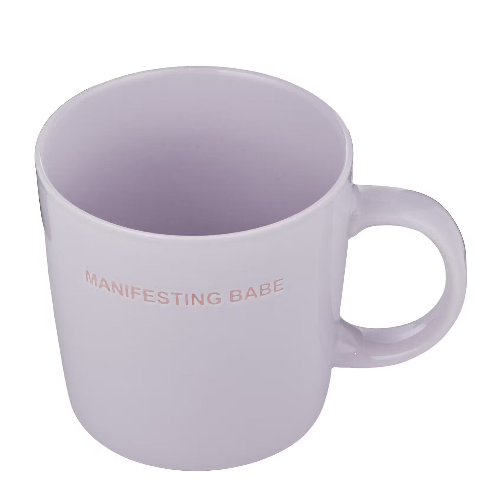 GOOD VIBES Tasse Manifesting Babe - Porzellan - Lila