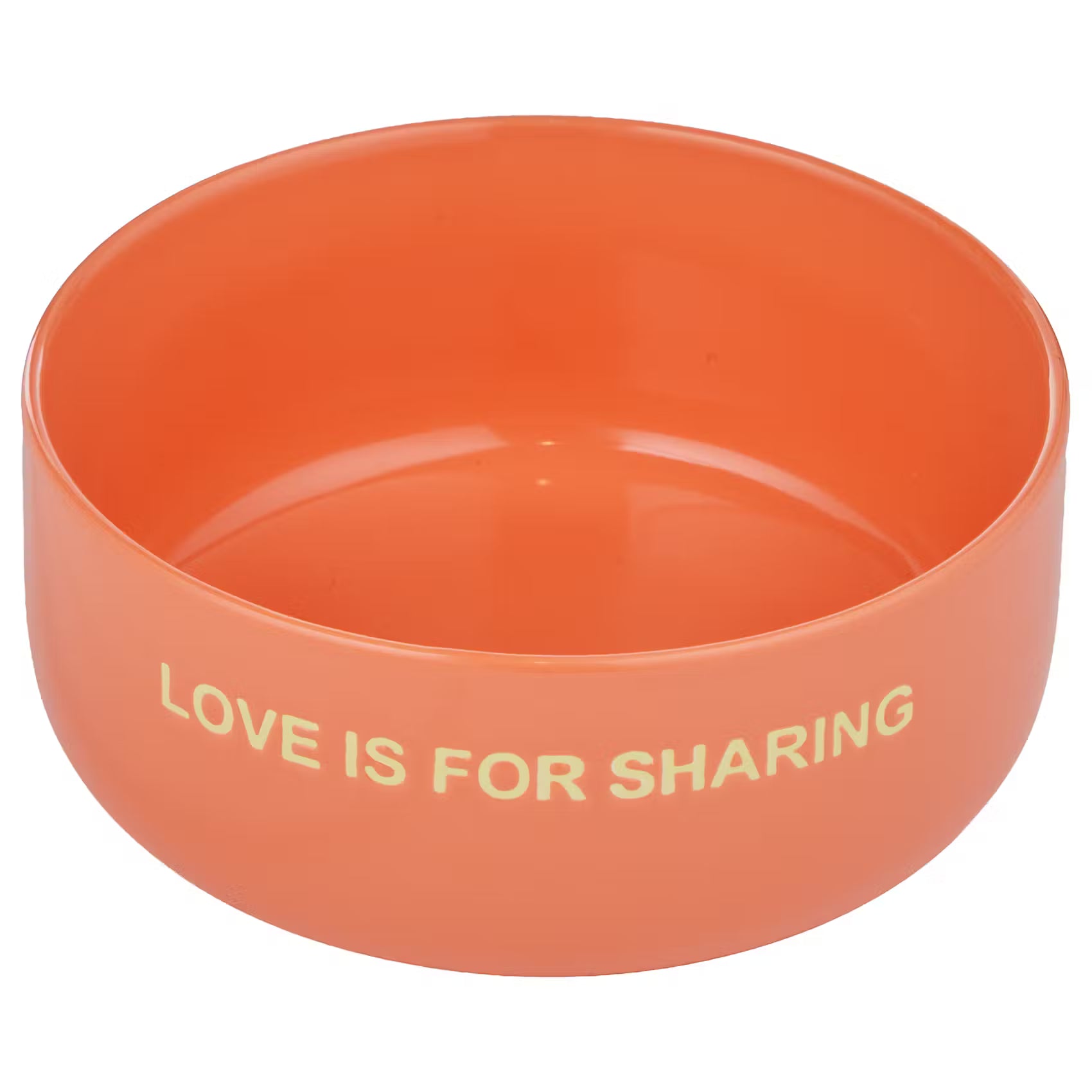 GOOD Schüssel VIBES Love is for Sharing - Porzellan - Orange