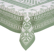 MONTEVERDE Tischdecke - Baumwolle - Grün - 250 x 160 cm