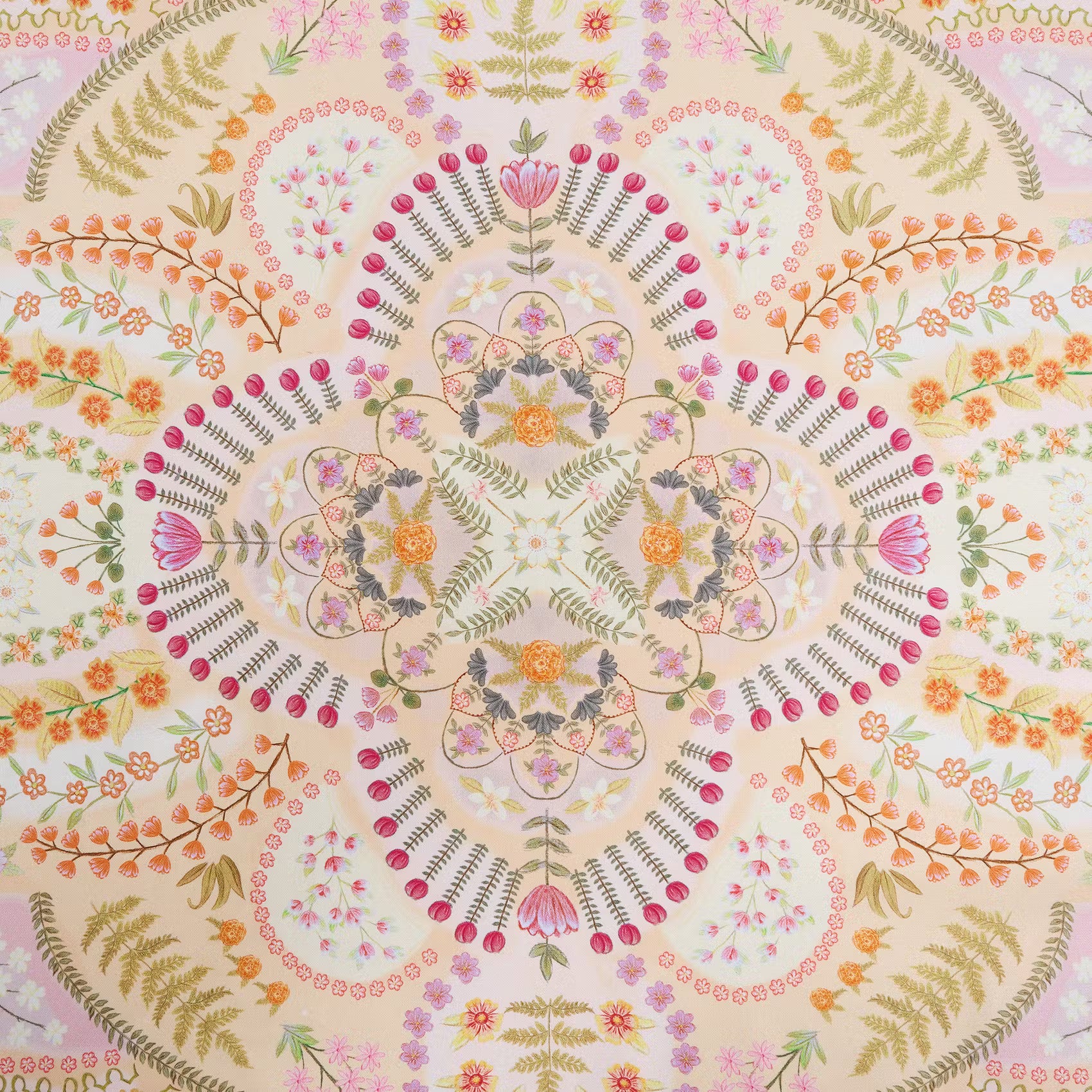 BOLLYWOOD Tischdecke - Baumwolle - Bunt - 300 x 160 cm