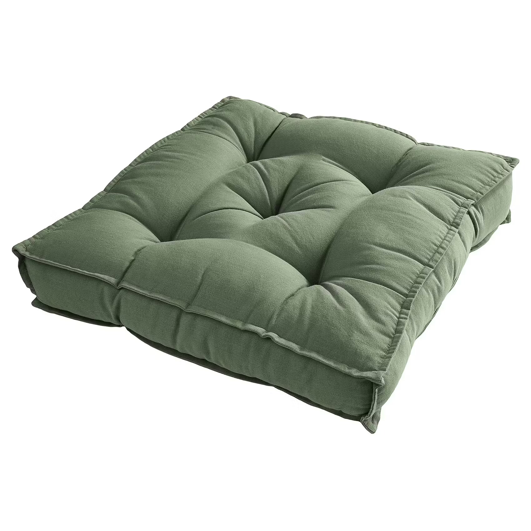 SOLID Sitzkissen  - Baumwolle / Polyester - Olivgrün