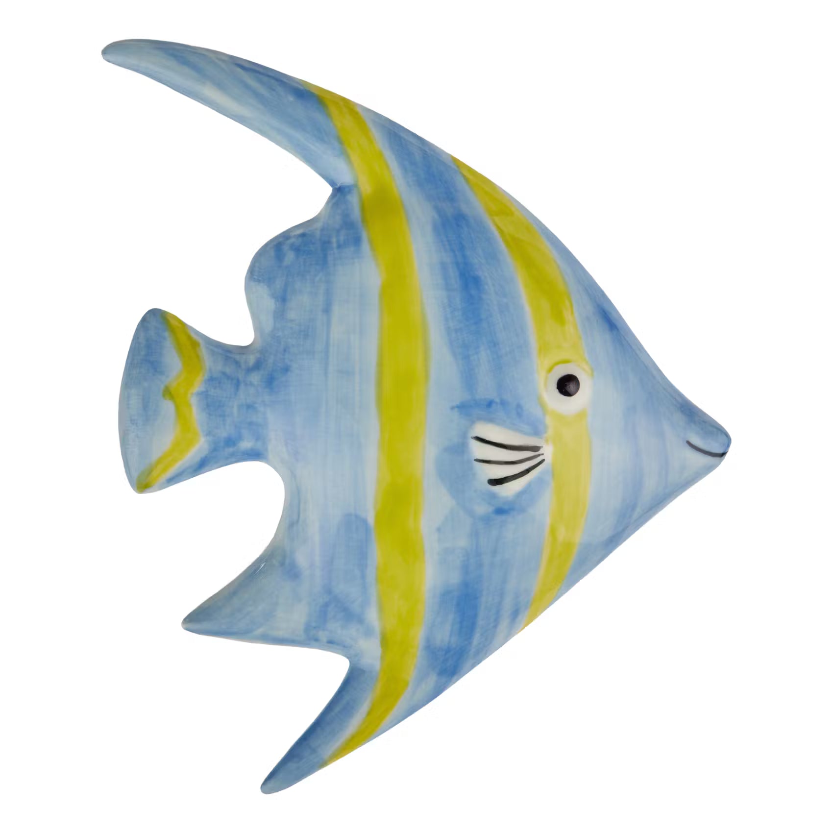CORAL COAST Deko-Fisch - Steingut - Blau