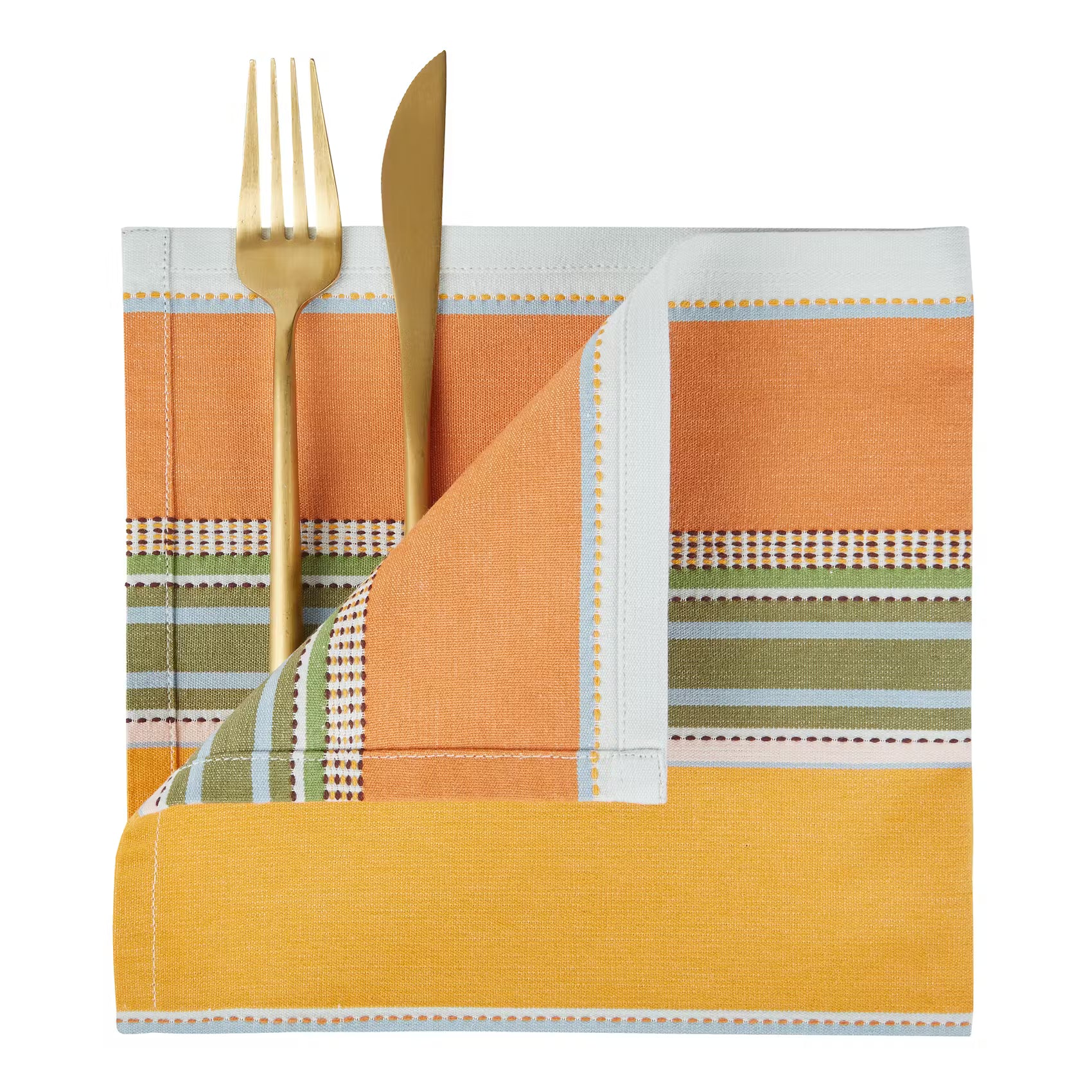 SUPPER CLUB Serviette 6er-Set - Baumwolle - Bunt