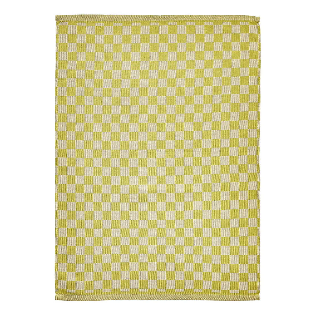CHECKER STYLE Küchentuch 3er-Set - Baumwolle - Hellgrün