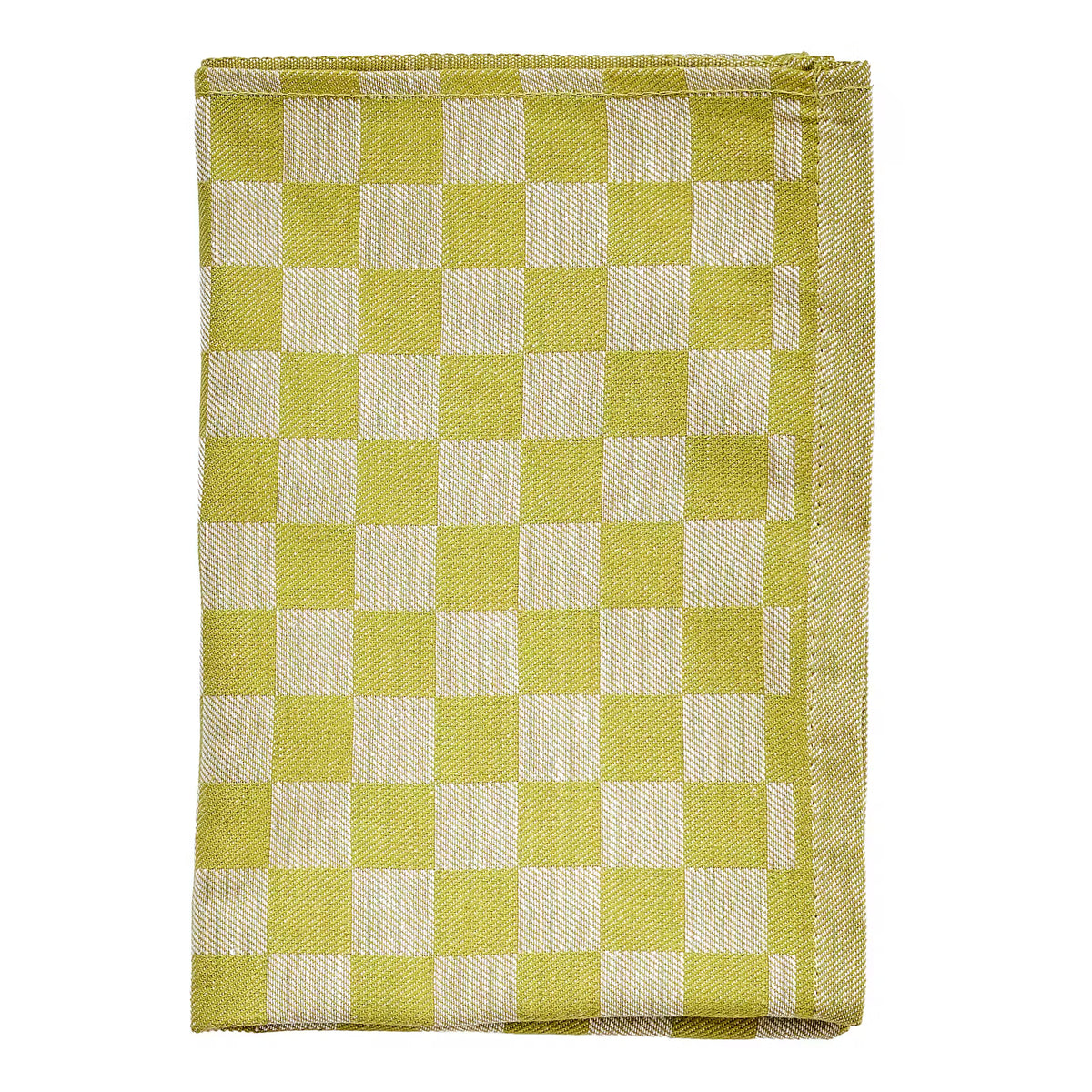 CHECKER STYLE Küchentuch 3er-Set - Baumwolle - Hellgrün