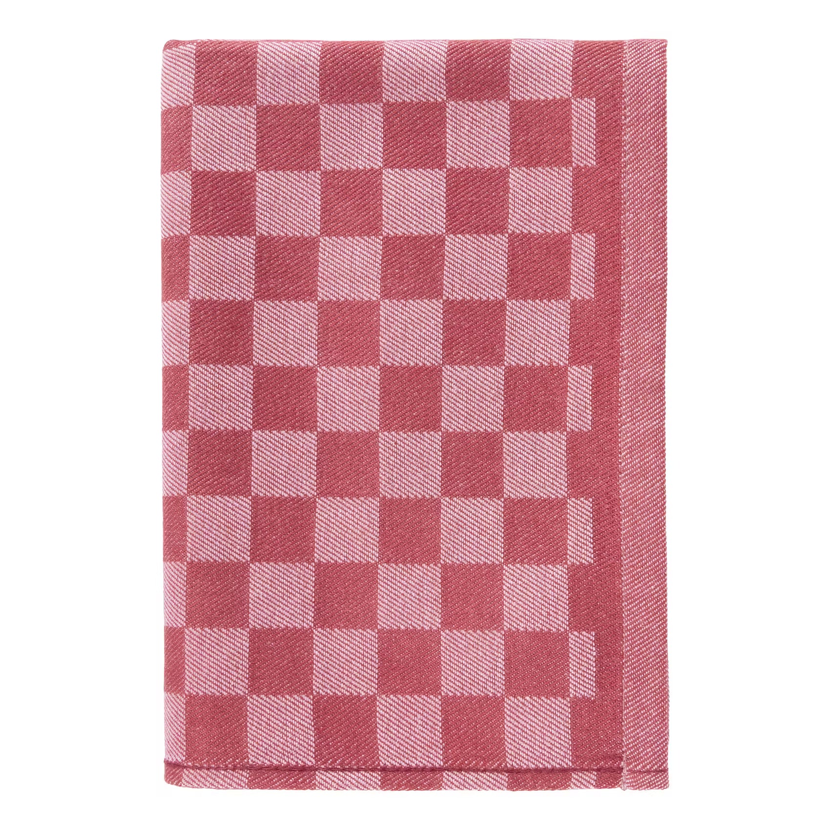 CHECKER STYLE Küchentuch 3er-Set - Baumwolle - Rot