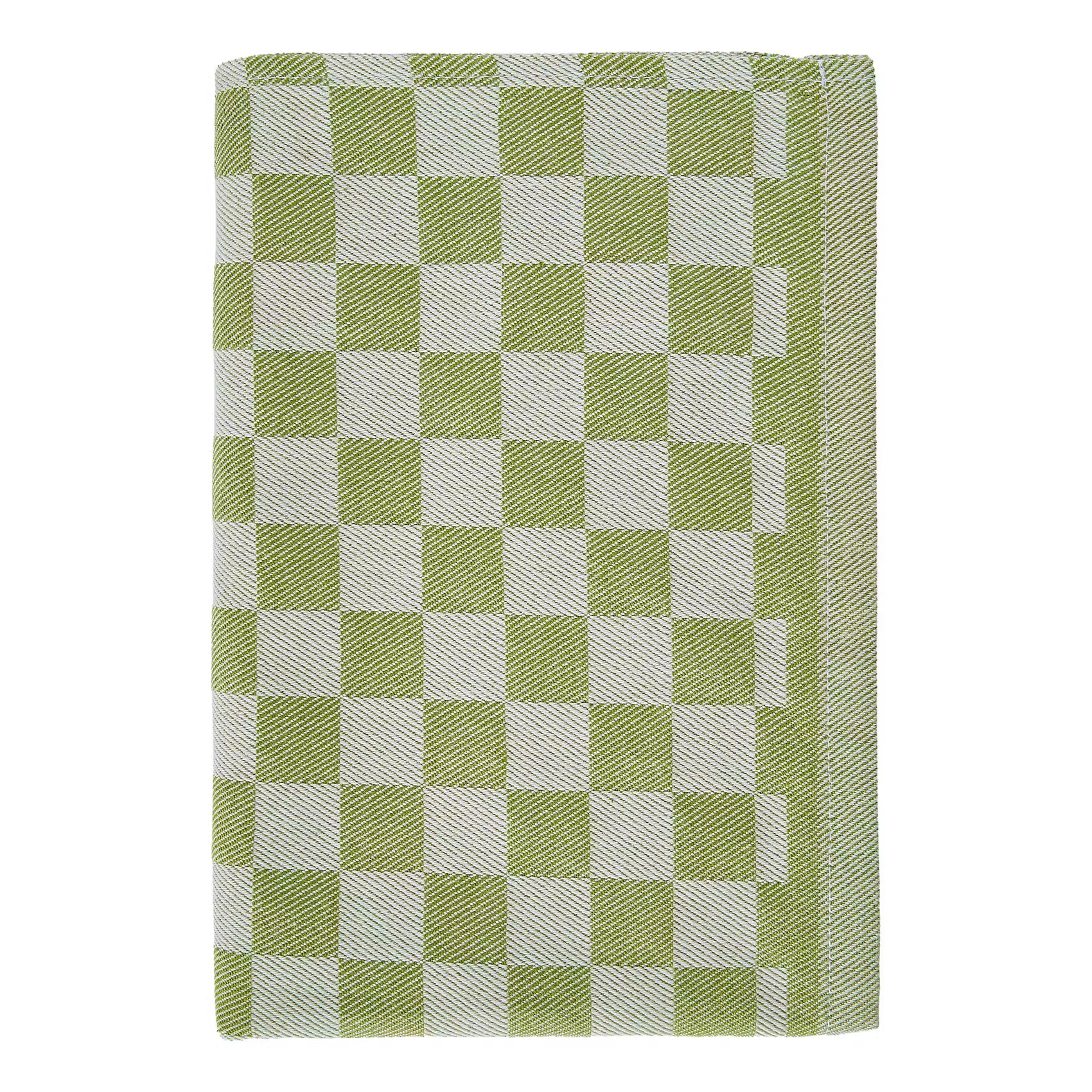 CHECKER STYLE Küchentuch 3er-Set - Baumwolle - Hellgrün
