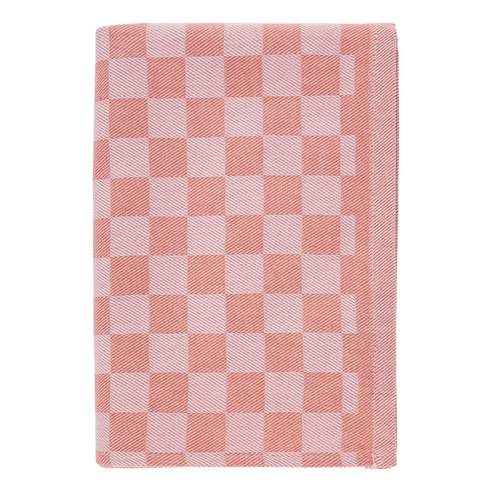 CHECKER STYLE Küchentuch 3er-Set - Baumwolle - Orange