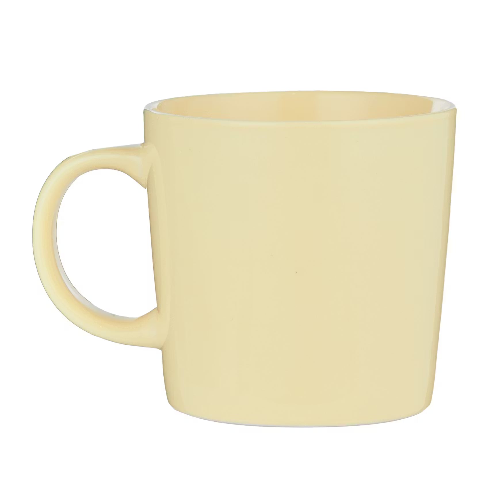 GOOD VIBES Tasse Oh la la 6er-Set - Porzellan - Pastellgelb