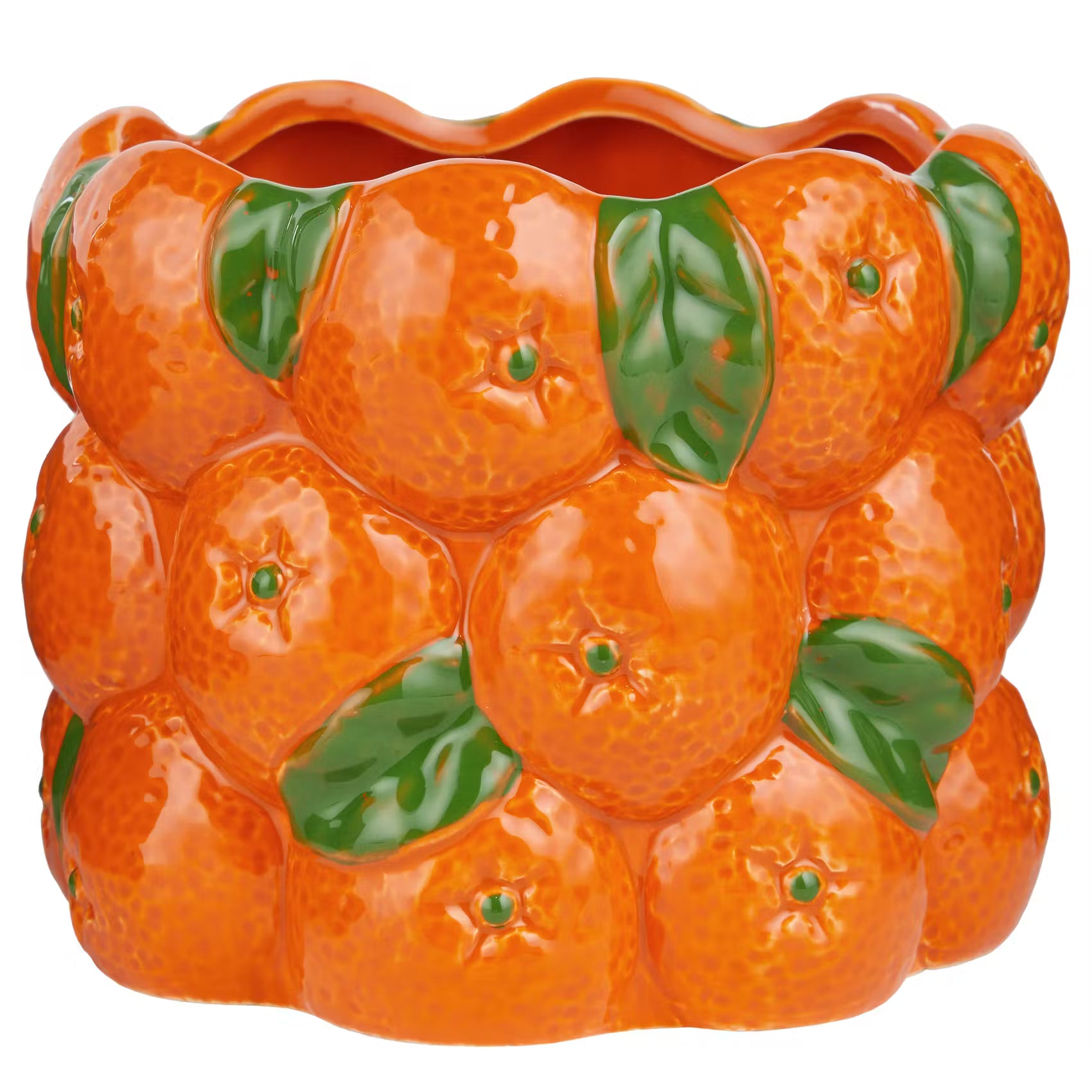 NARANJA Blumentopf Orange - Keramik - Orange