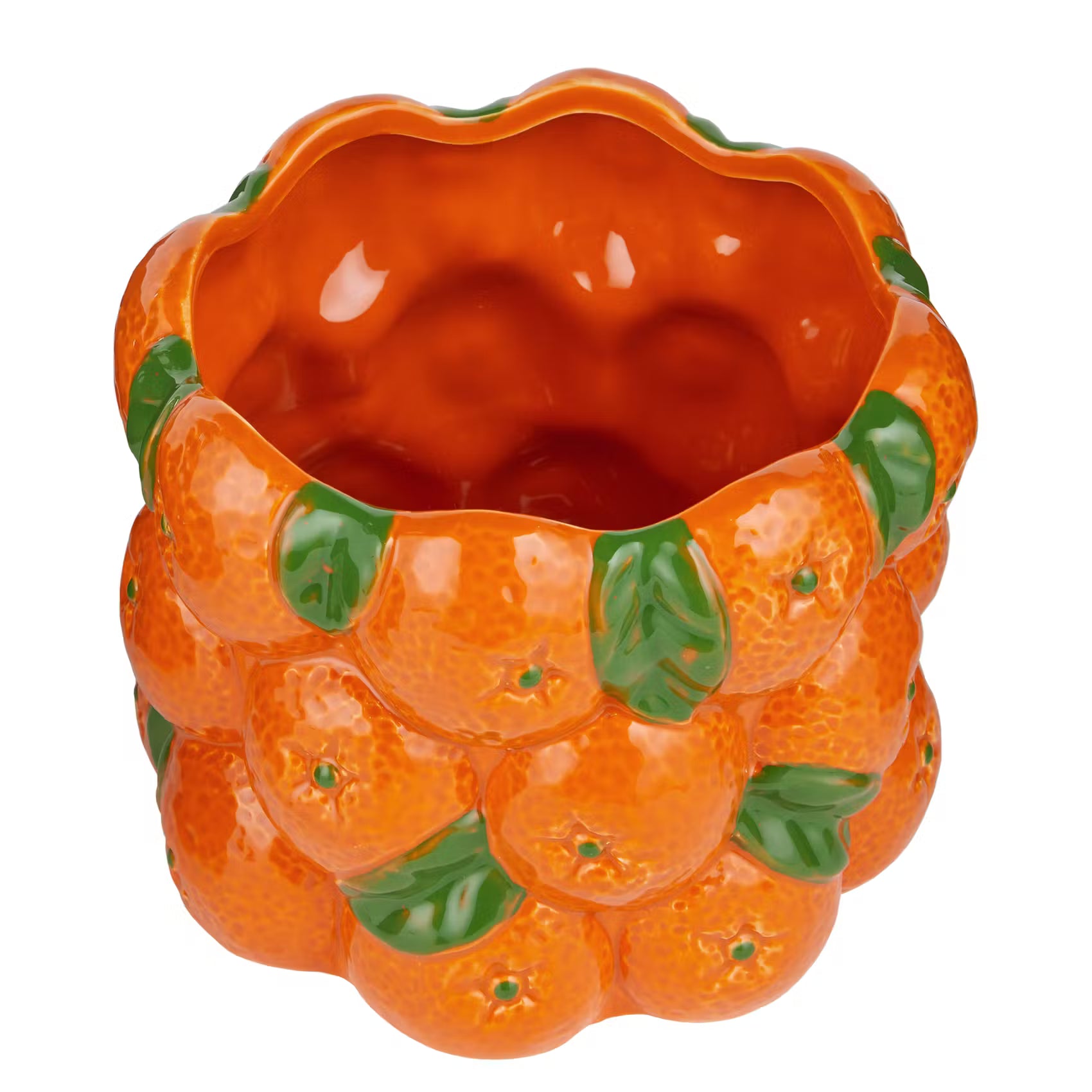 NARANJA Blumentopf Orange - Keramik - Orange