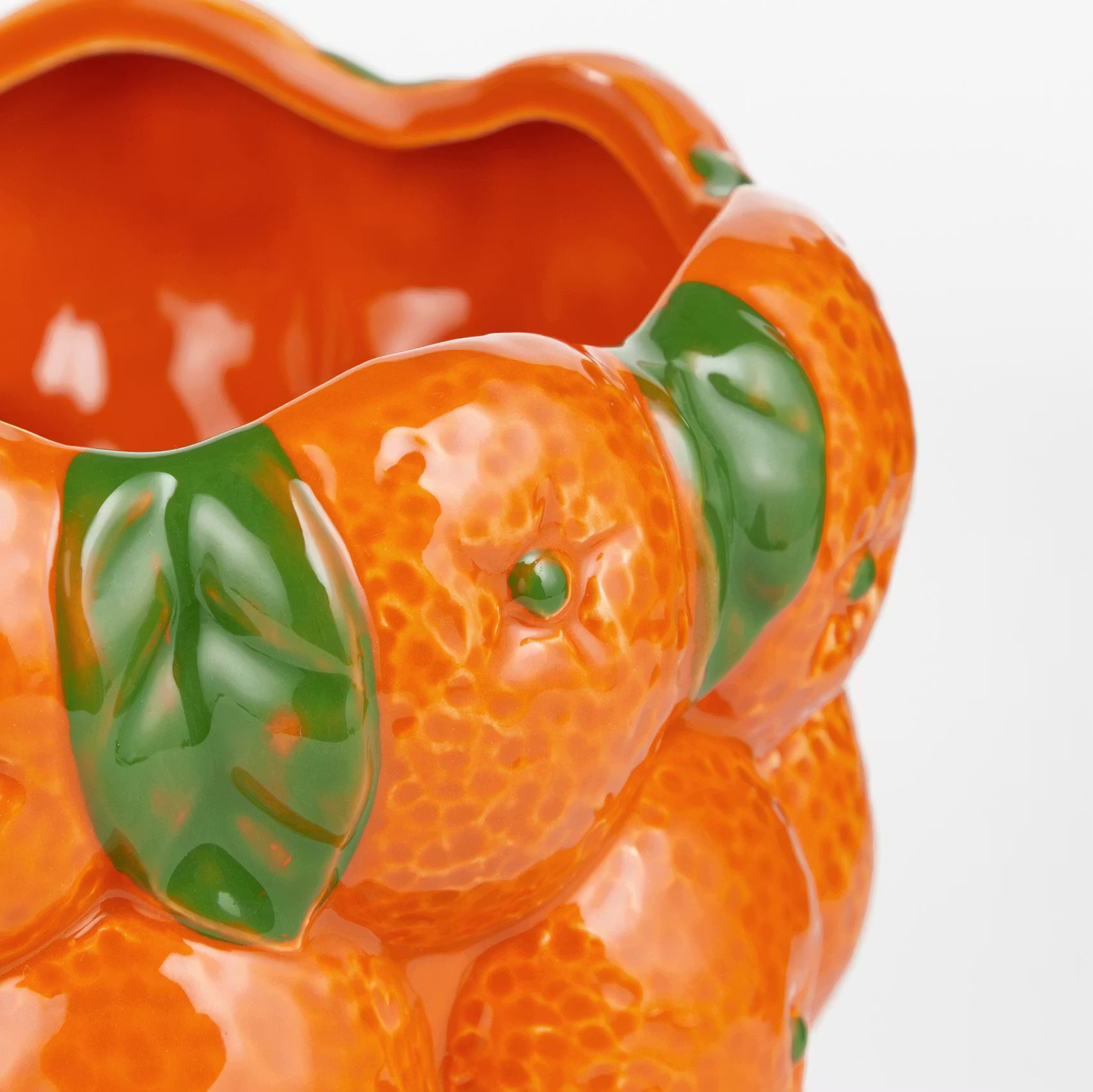 NARANJA Blumentopf Orange - Keramik - Orange