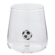 SUNNY JOY Trinkglas Fußball - Borosilikatglas - Transparent