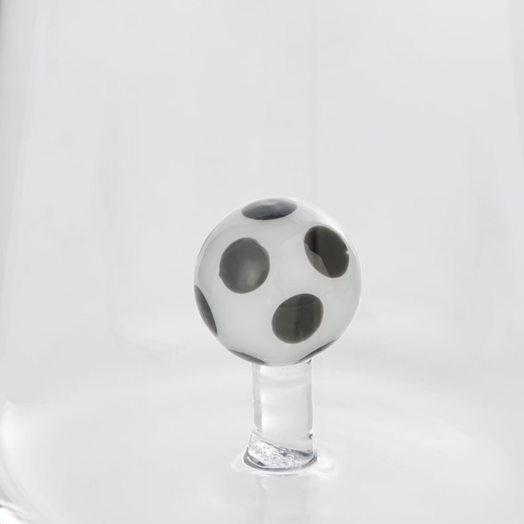 SUNNY JOY Trinkglas Fußball - Borosilikatglas - Transparent