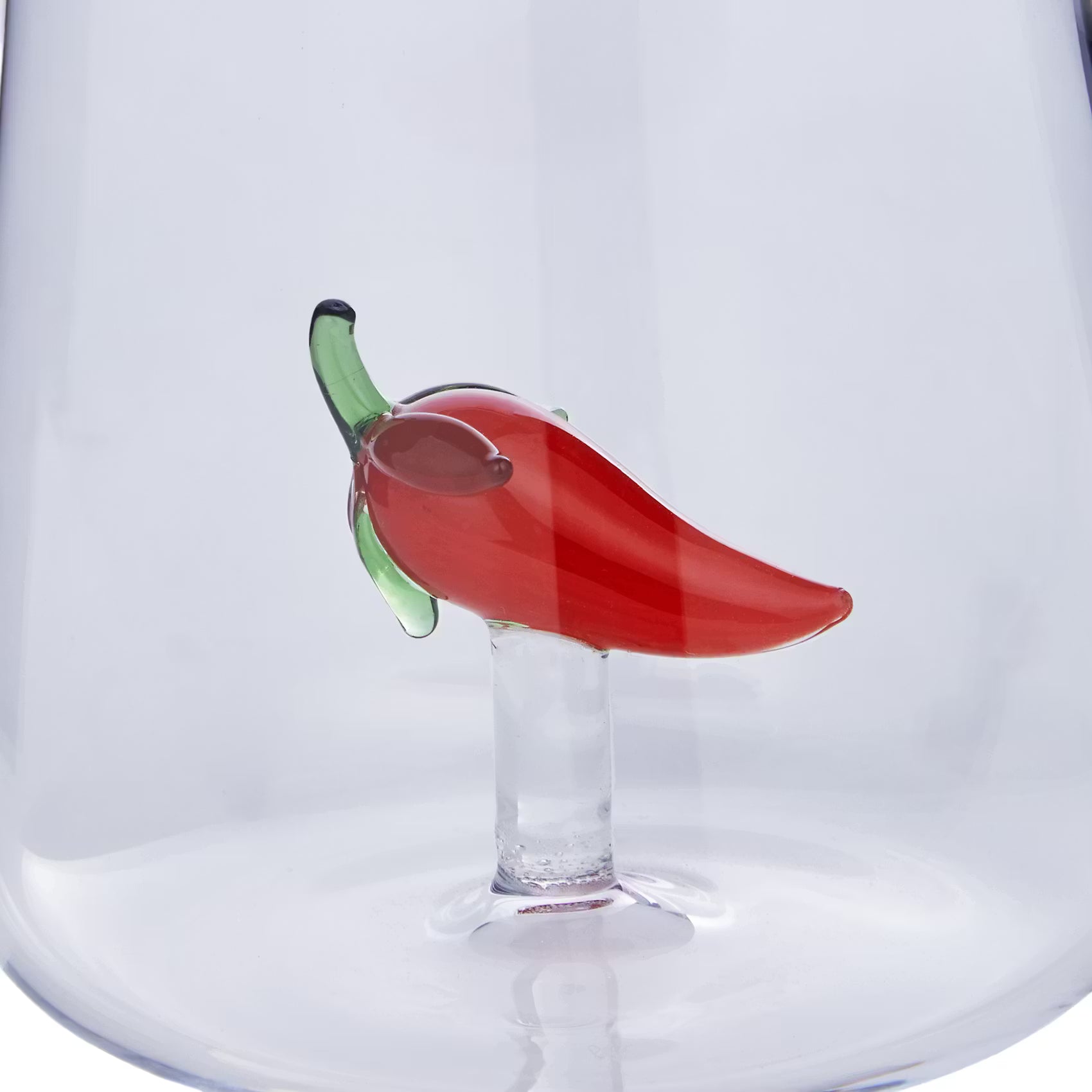 SUNNY JOY Trinkglas Chilli - Borosilikatglas - Transparent
