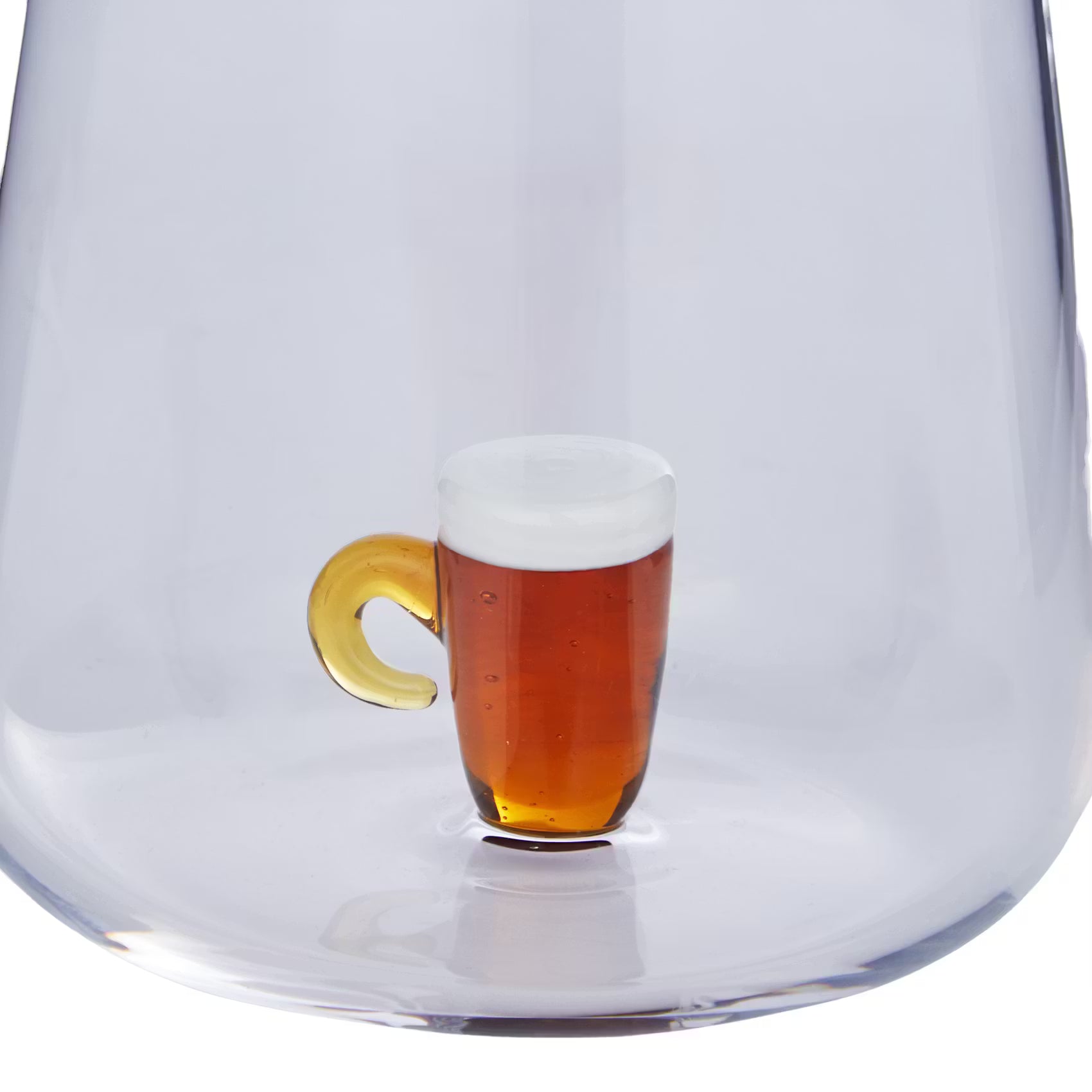 SUNNY JOY Trinkglas Bierglas - Borosilikatglas - Transparent