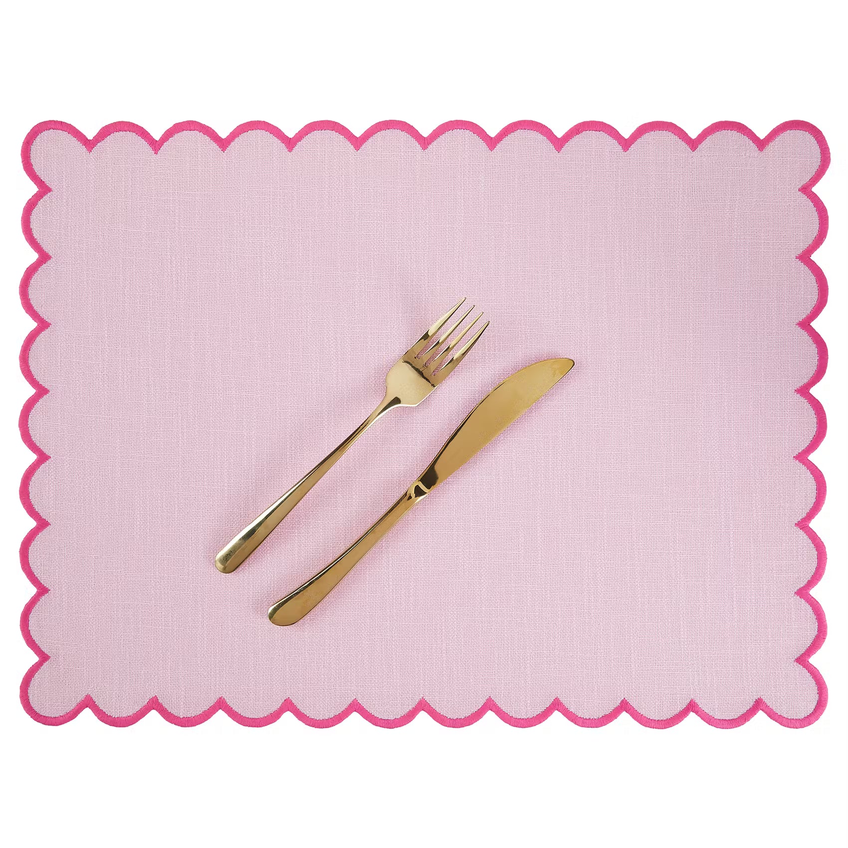 SUMMER CHEER Tischset - Baumwolle - Rosa/Pink