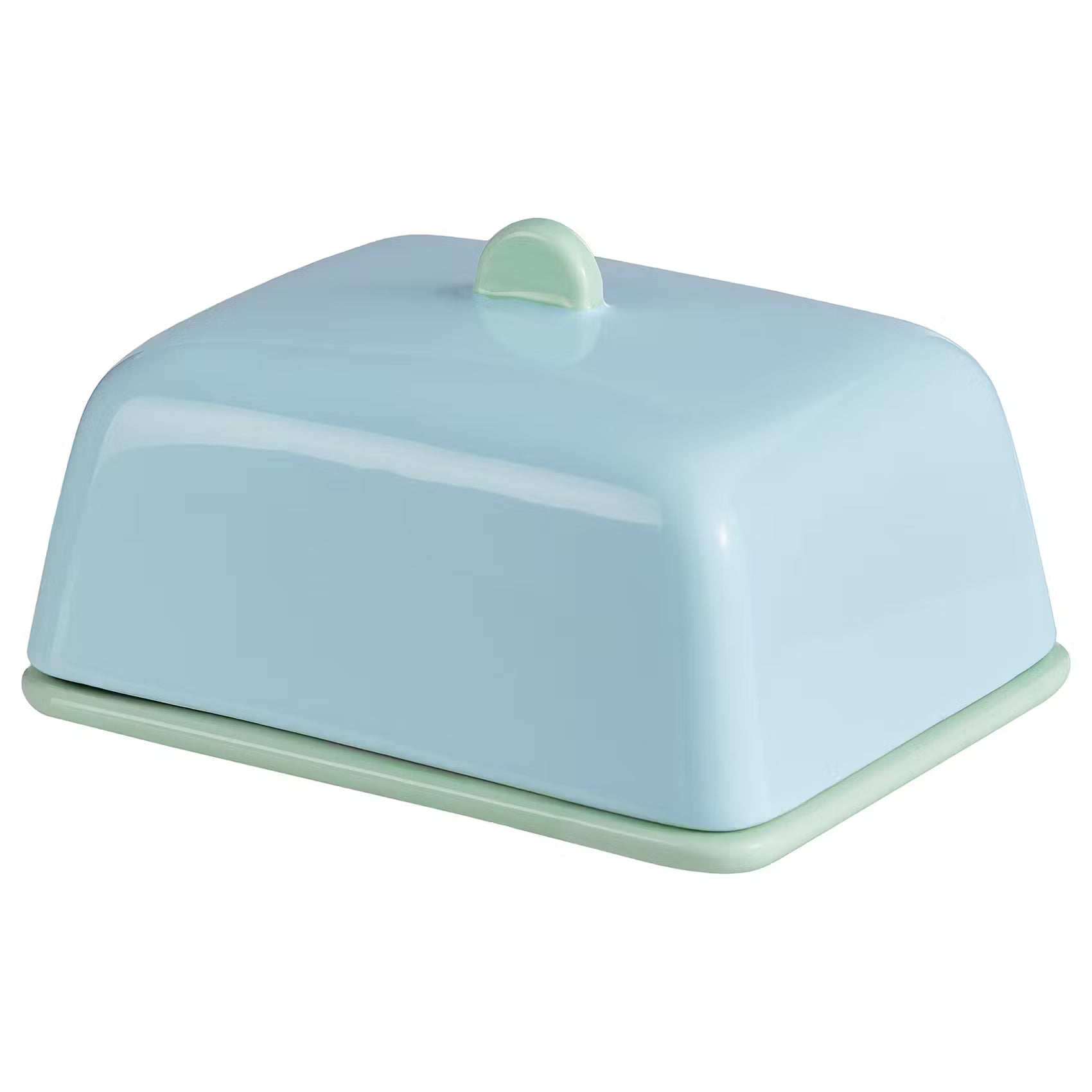 BUTTER Butterdose - Keramik - Blau