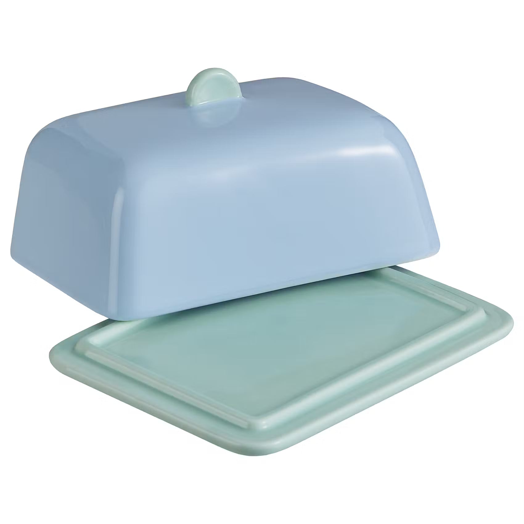 BUTTER Butterdose - Keramik - Blau