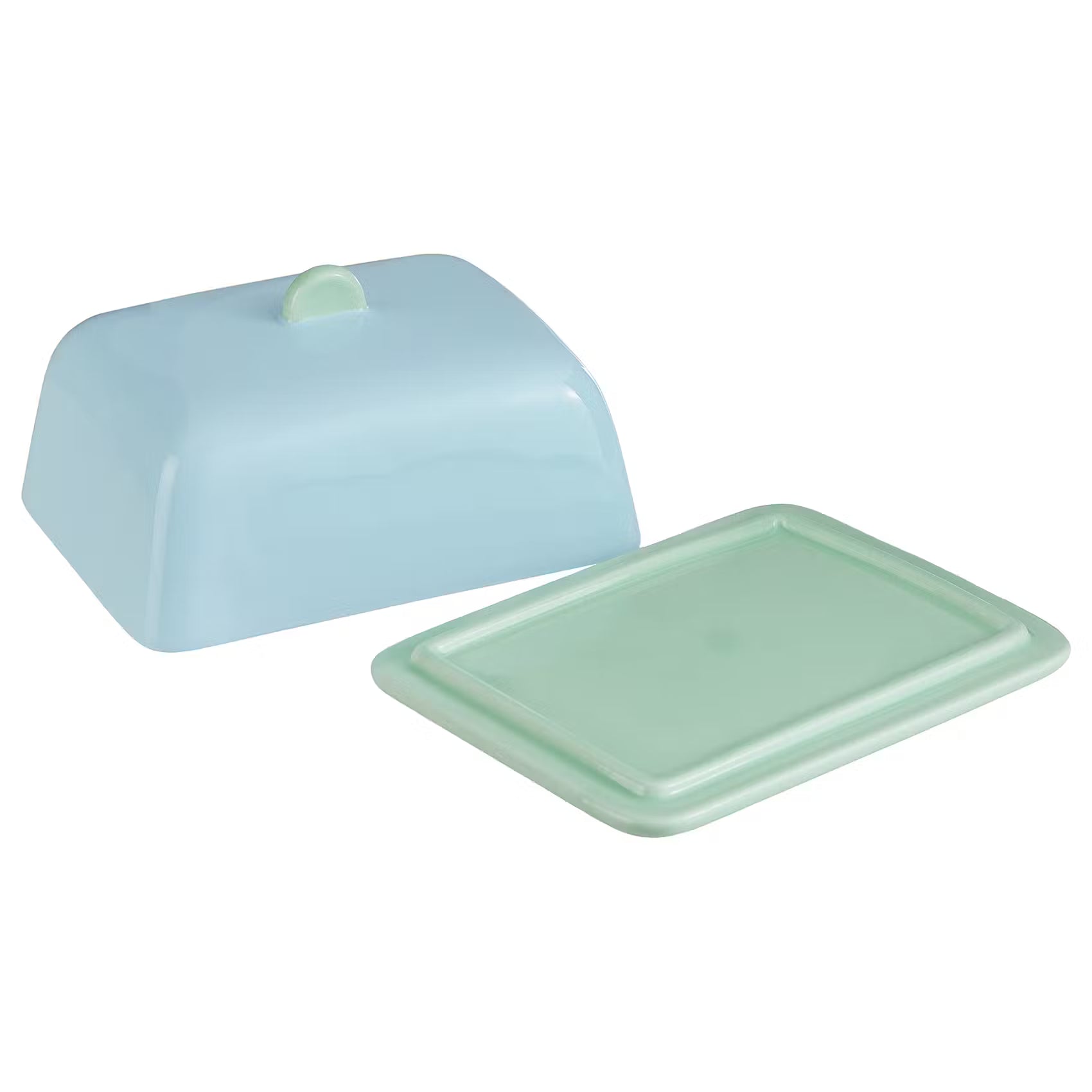BUTTER Butterdose - Keramik - Blau