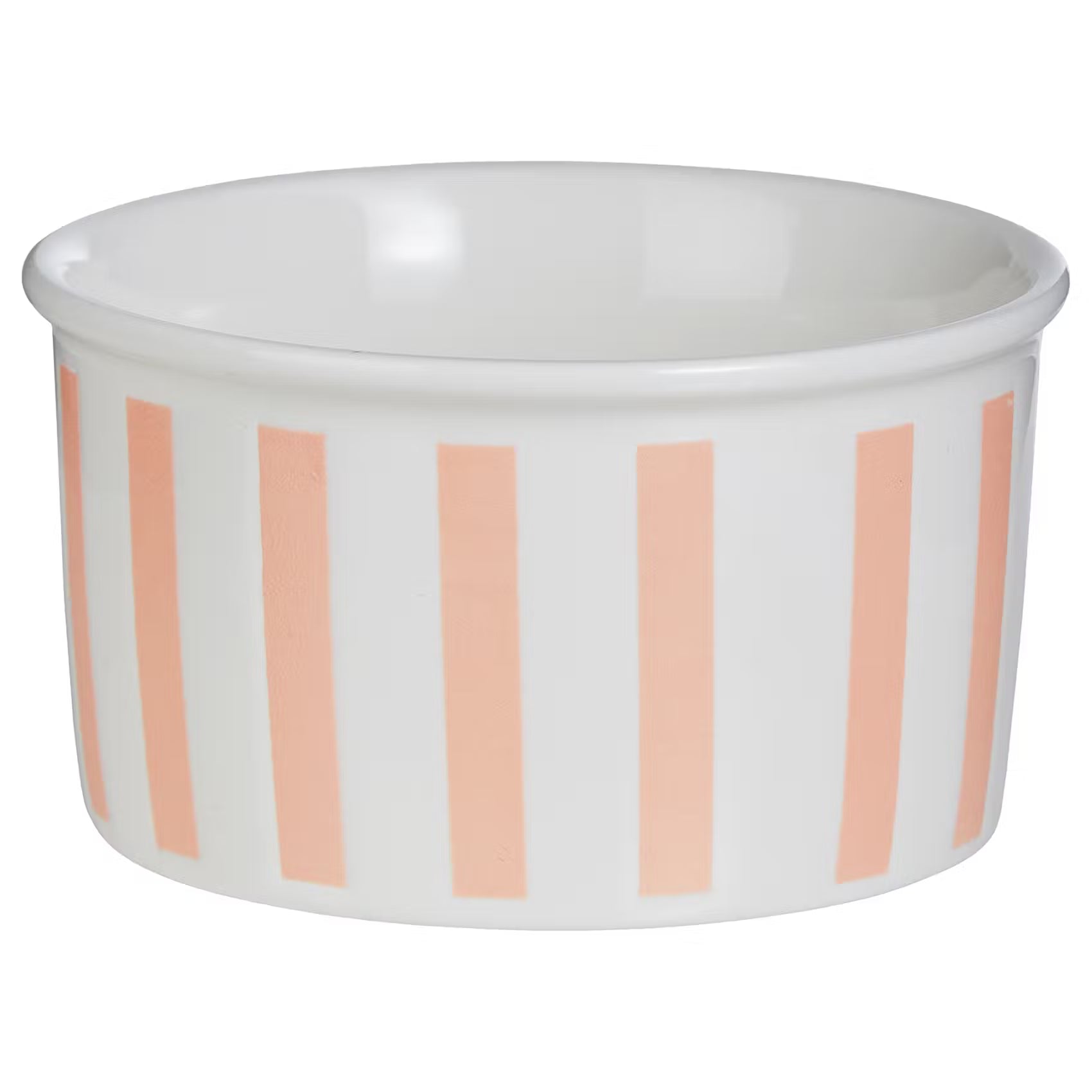 GELATO Eisbecher Streifen - Porzellan - Orange / Weiß - Weiß / Orange