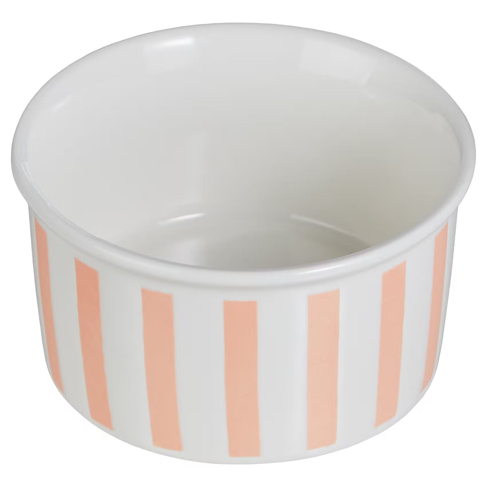 GELATO Eisbecher Streifen - Porzellan - Orange / Weiß - Weiß / Orange