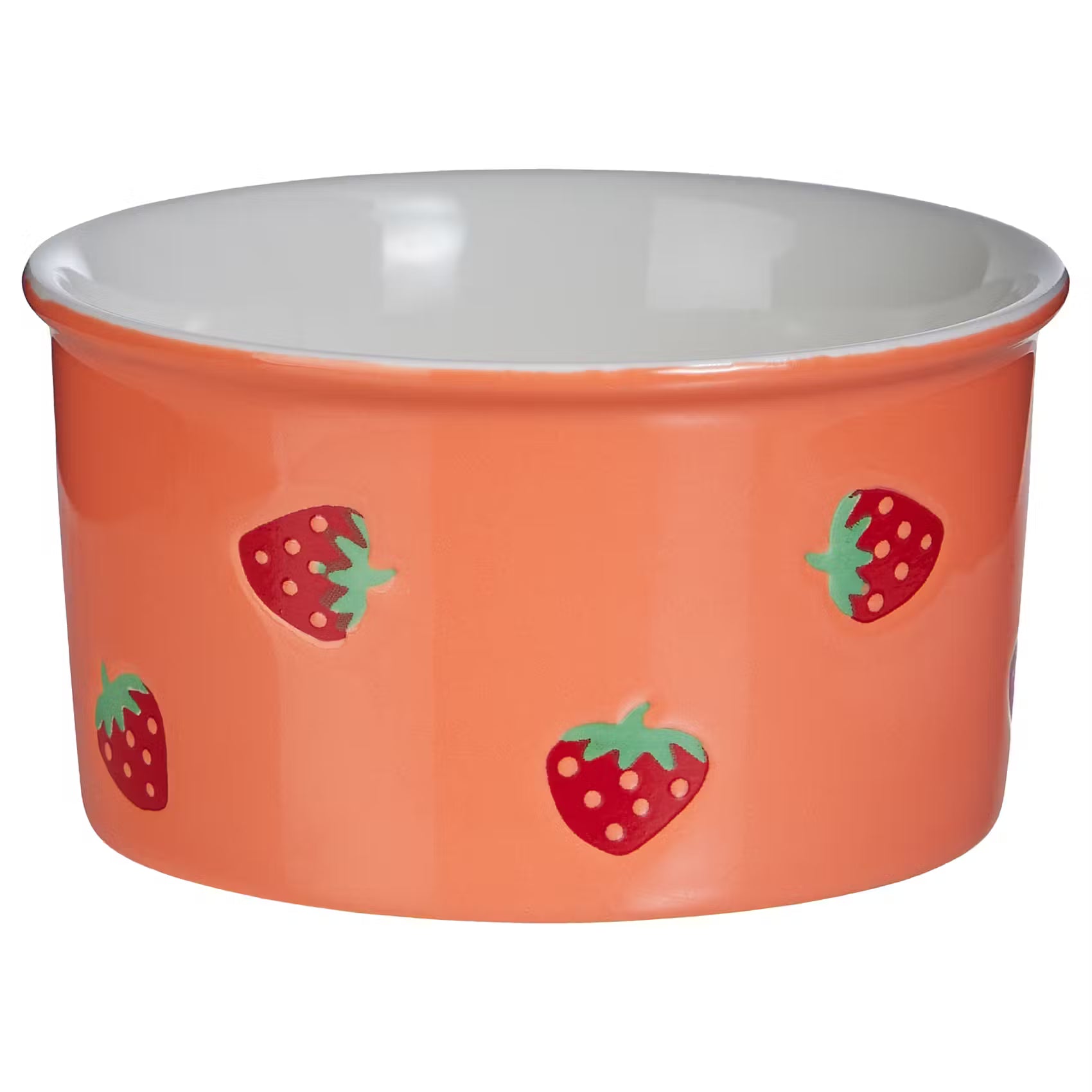 GELATO Eisbecher Erdbeere - Porzellan - Orange / Rot