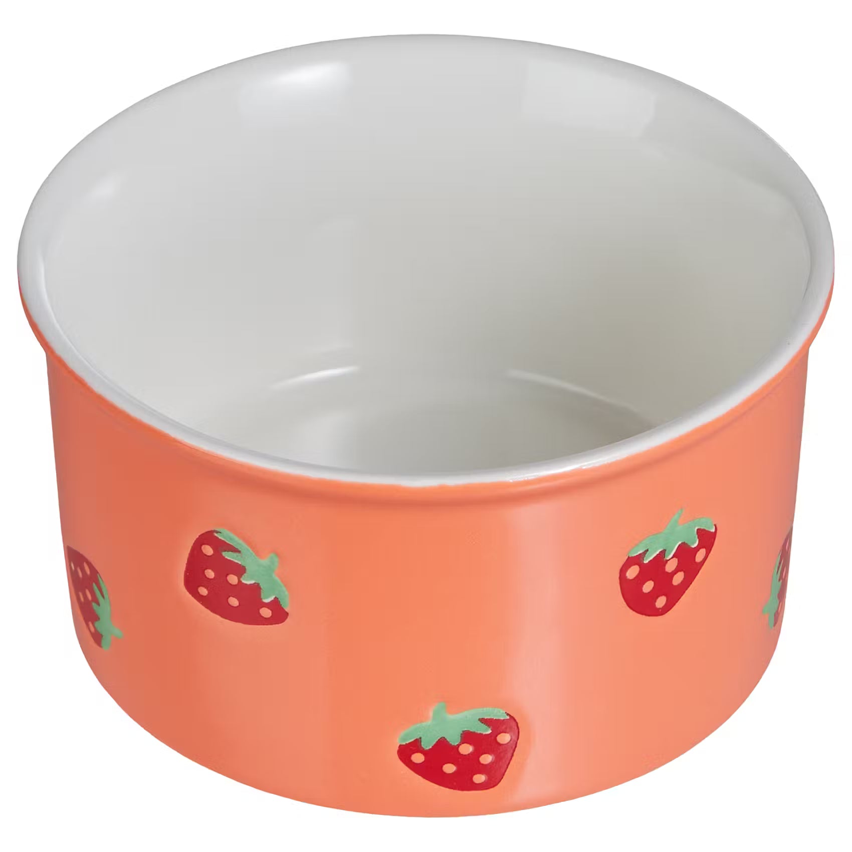 GELATO Eisbecher Erdbeere - Porzellan - Orange / Rot