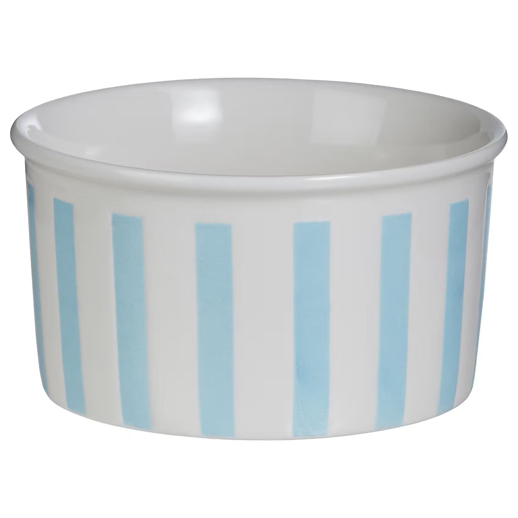 GELATO Eisbecher Streifen - Porzellan - Blau / Weiß - Blau