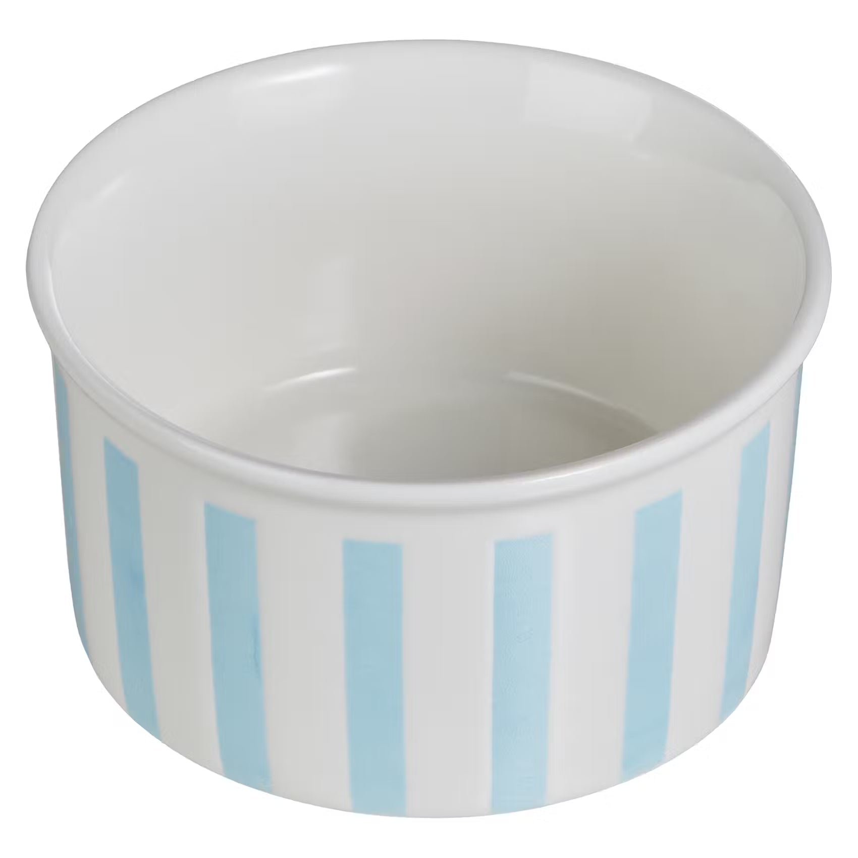 GELATO Eisbecher Streifen - Porzellan - Blau / Weiß - Blau