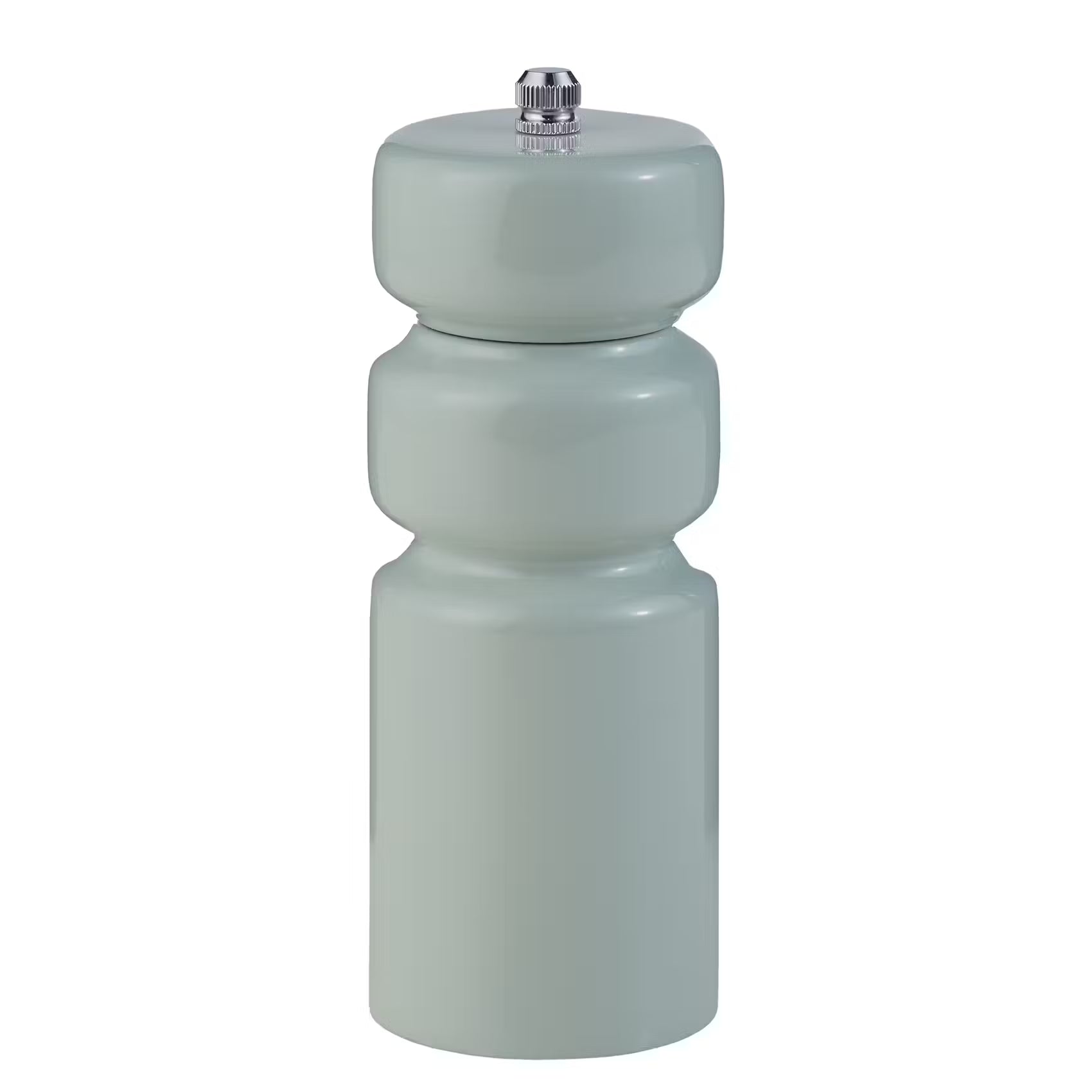 SALT & PEPPER Salz- & Pfeffermühle - Gummiholz / Stahl / Keramik / Aluminium / Polypropylen - Mint - Höhe: 17 cm