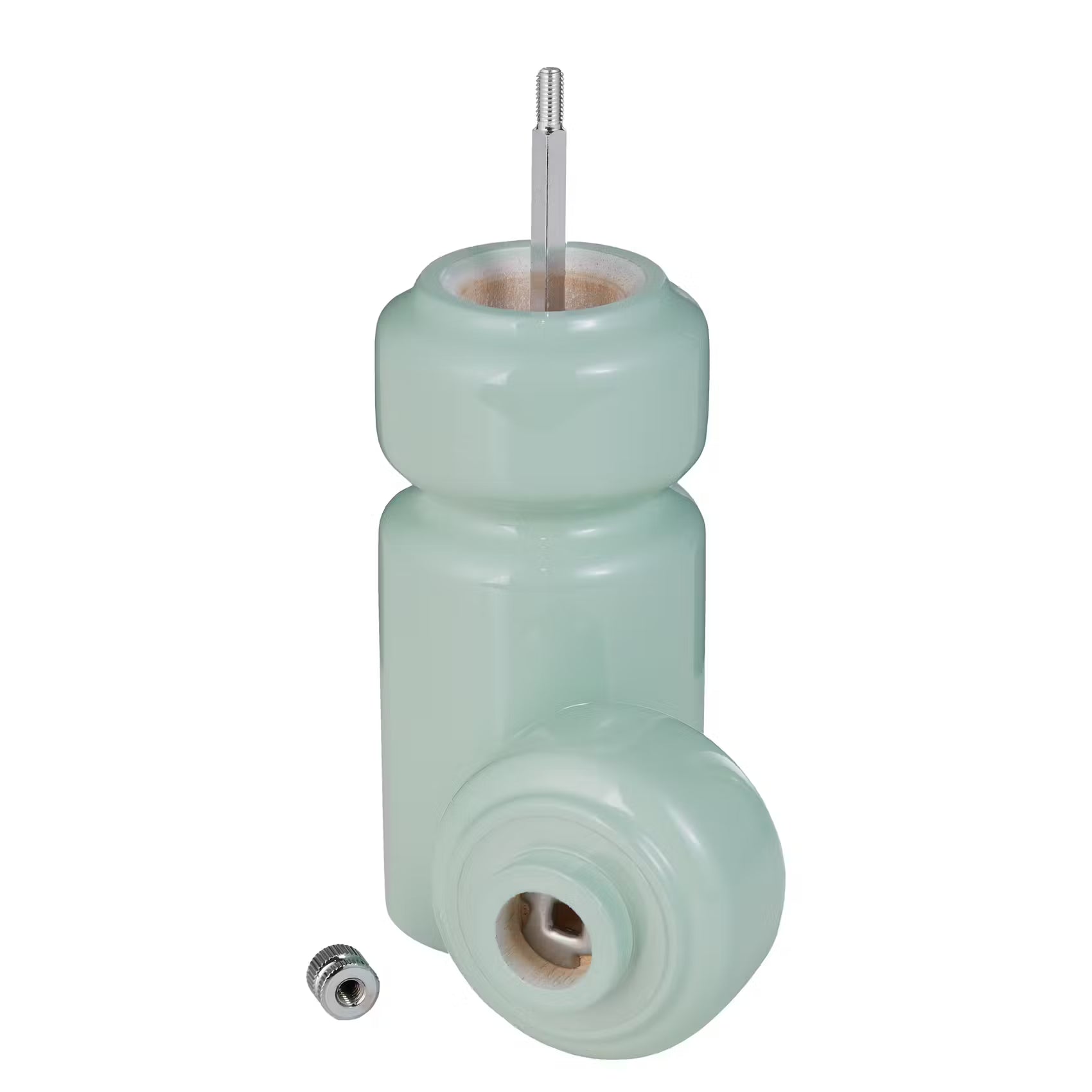 SALT & PEPPER Salz- & Pfeffermühle - Gummiholz / Stahl / Keramik / Aluminium / Polypropylen - Mint - Höhe: 17 cm