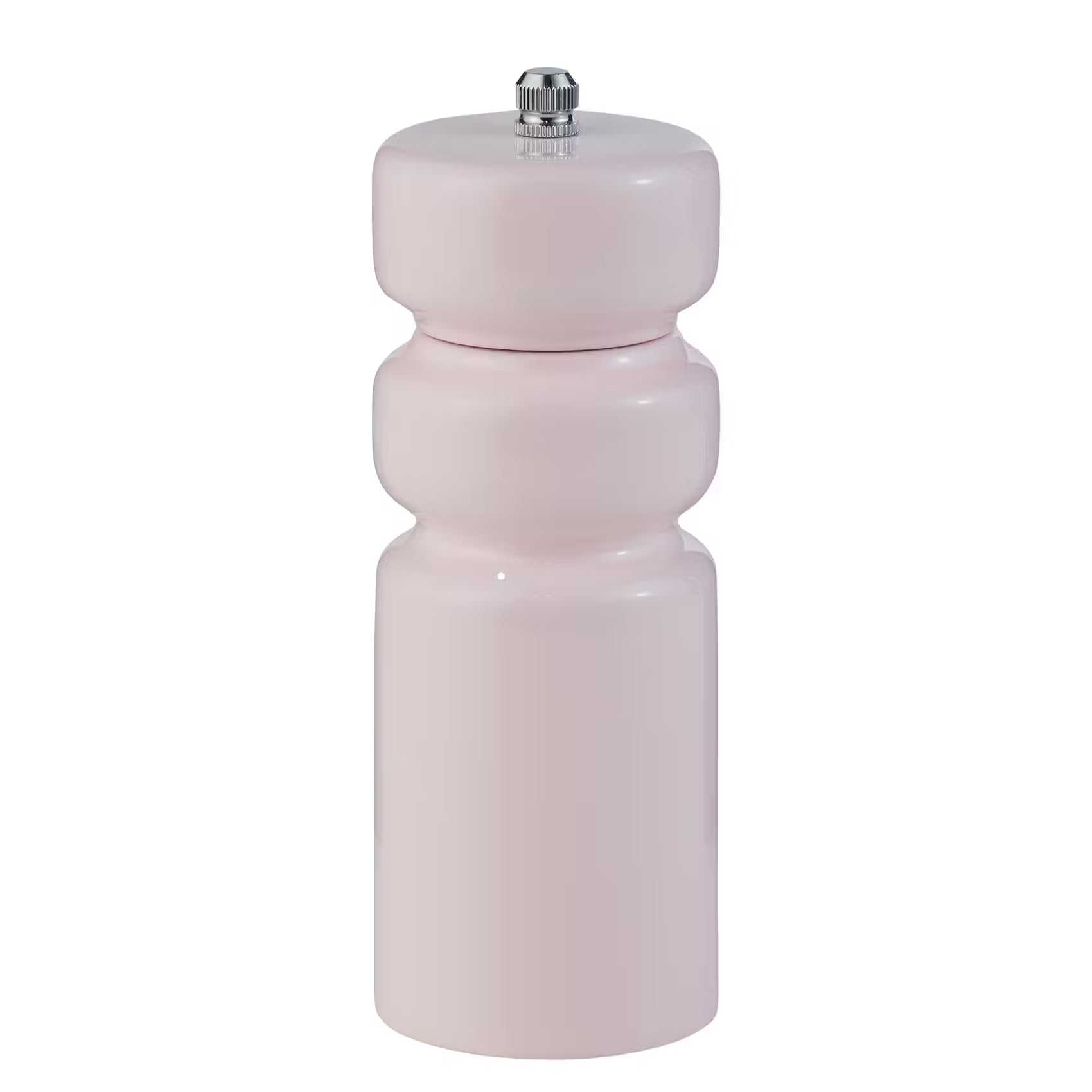 SALT & PEPPER Salz- & Pfeffermühle - Gummiholz / Stahl / Keramik / Aluminium / Polypropylen - Rosa - Höhe: 17 cm