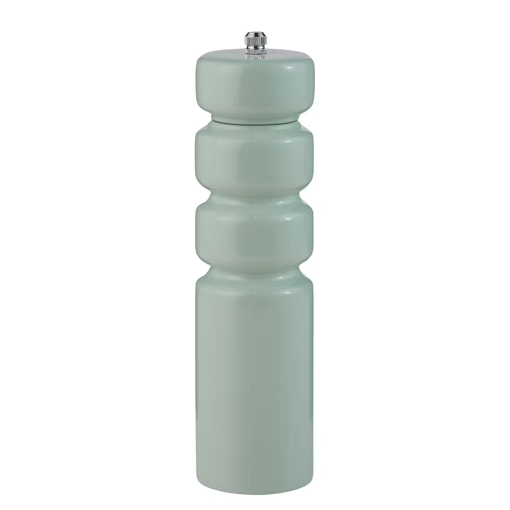 SALT & PEPPER Salz- & Pfeffermühle - Gummiholz / Stahl / Keramik / Aluminium / Polypropylen - Mint - Höhe: 23 cm