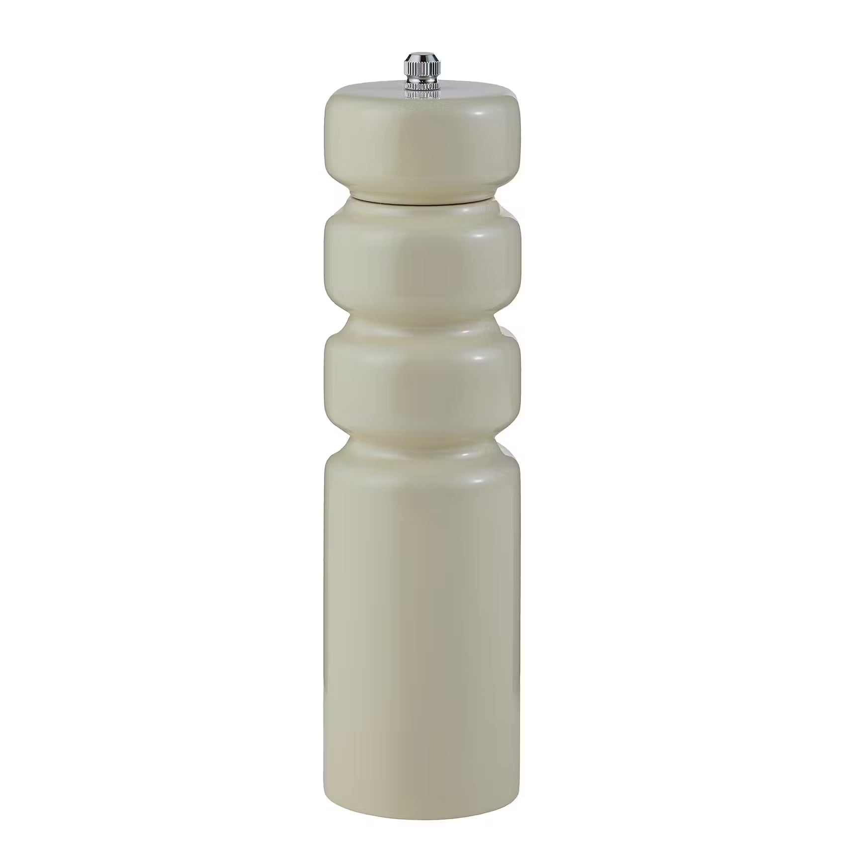 SALT & PEPPER Salz- & Pfeffermühle - Gummiholz / Stahl / Keramik / Aluminium / Polypropylen - Beige - Höhe: 23 cm