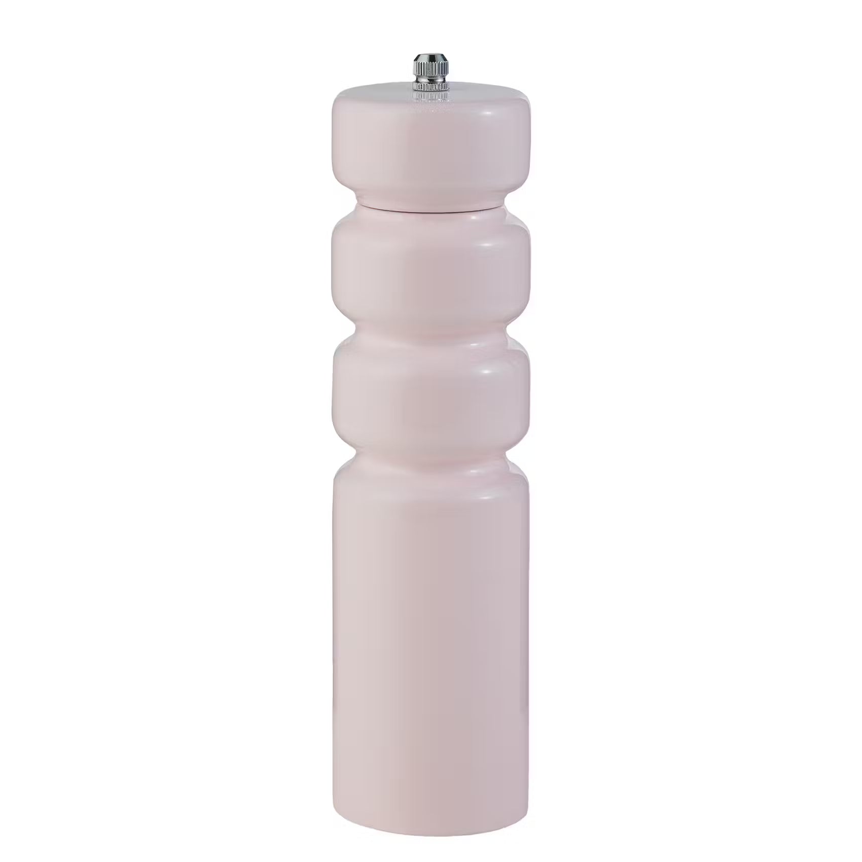 SALT & PEPPER Salz- & Pfeffermühle - Gummiholz / Stahl / Keramik / Aluminium / Polypropylen - Rosa - Höhe: 23 cm
