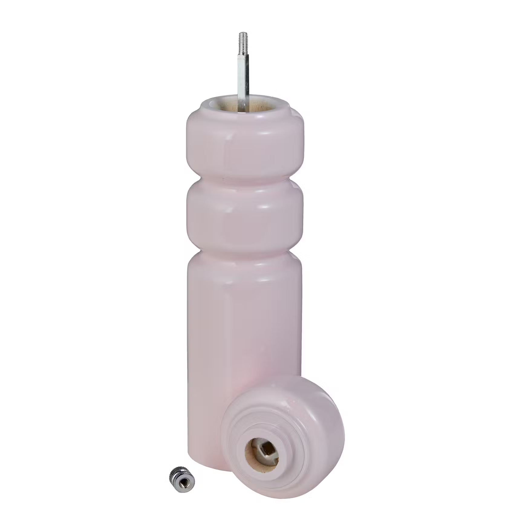 SALT & PEPPER Salz- & Pfeffermühle - Gummiholz / Stahl / Keramik / Aluminium / Polypropylen - Rosa - Höhe: 23 cm