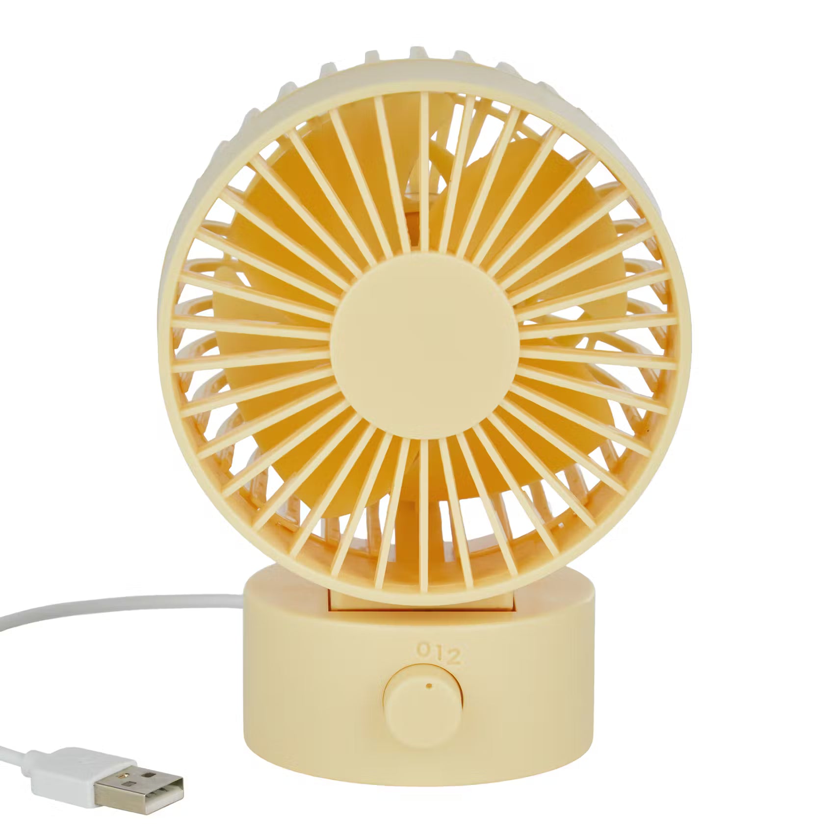 AIR WAVE Mini-Ventilator  - ABS/Polypropylen - Gelb