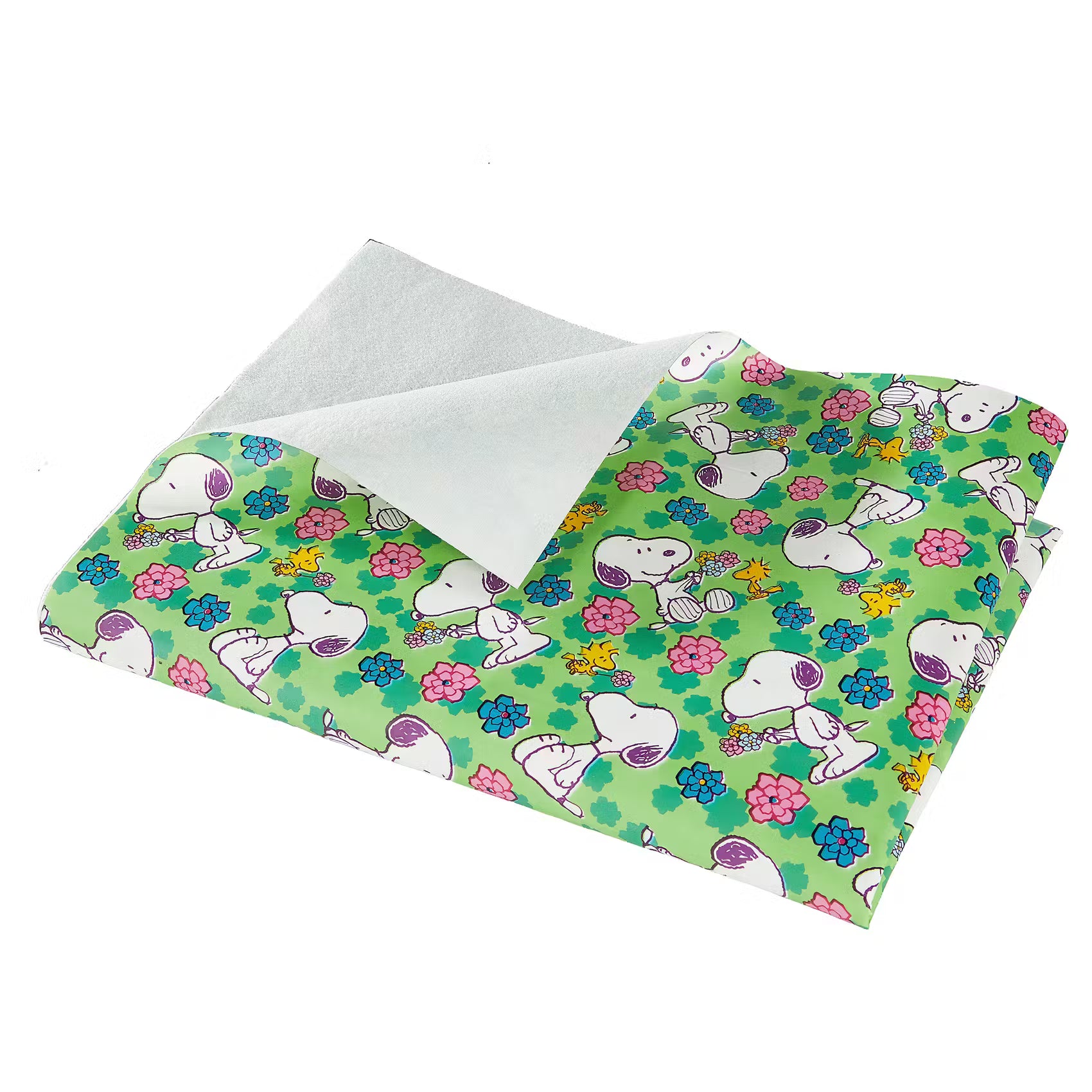 PEANUTS WATERPROOF Wachstischdecke - Polyester / EVA - Blau / Weiß