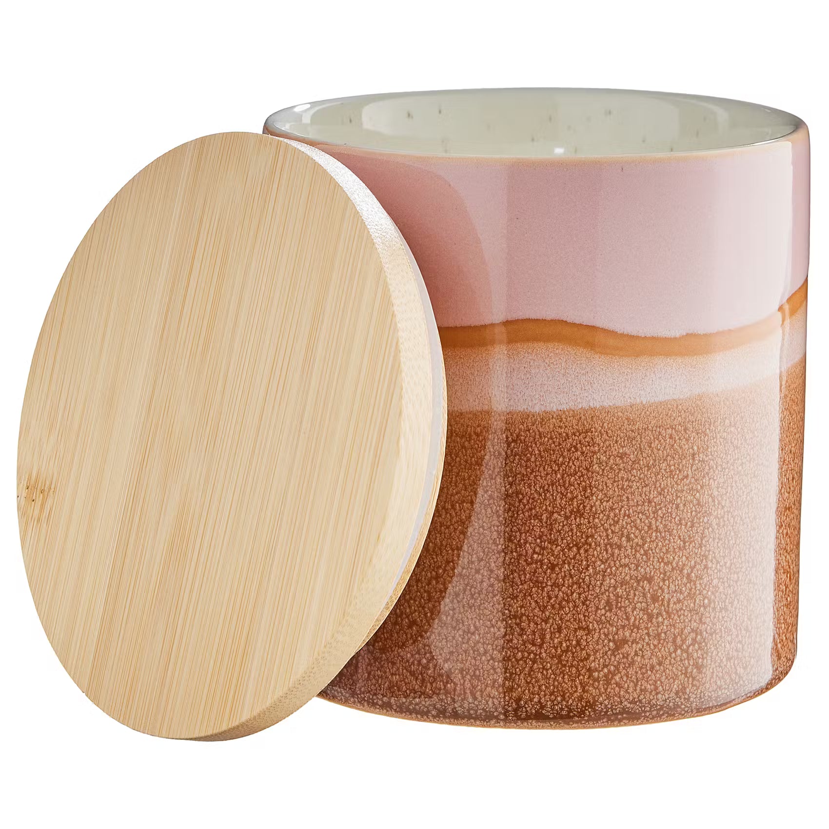 MEDLEY Aufbewahrungsdose - Steinzeug - Pink - Höhe: 12 cm