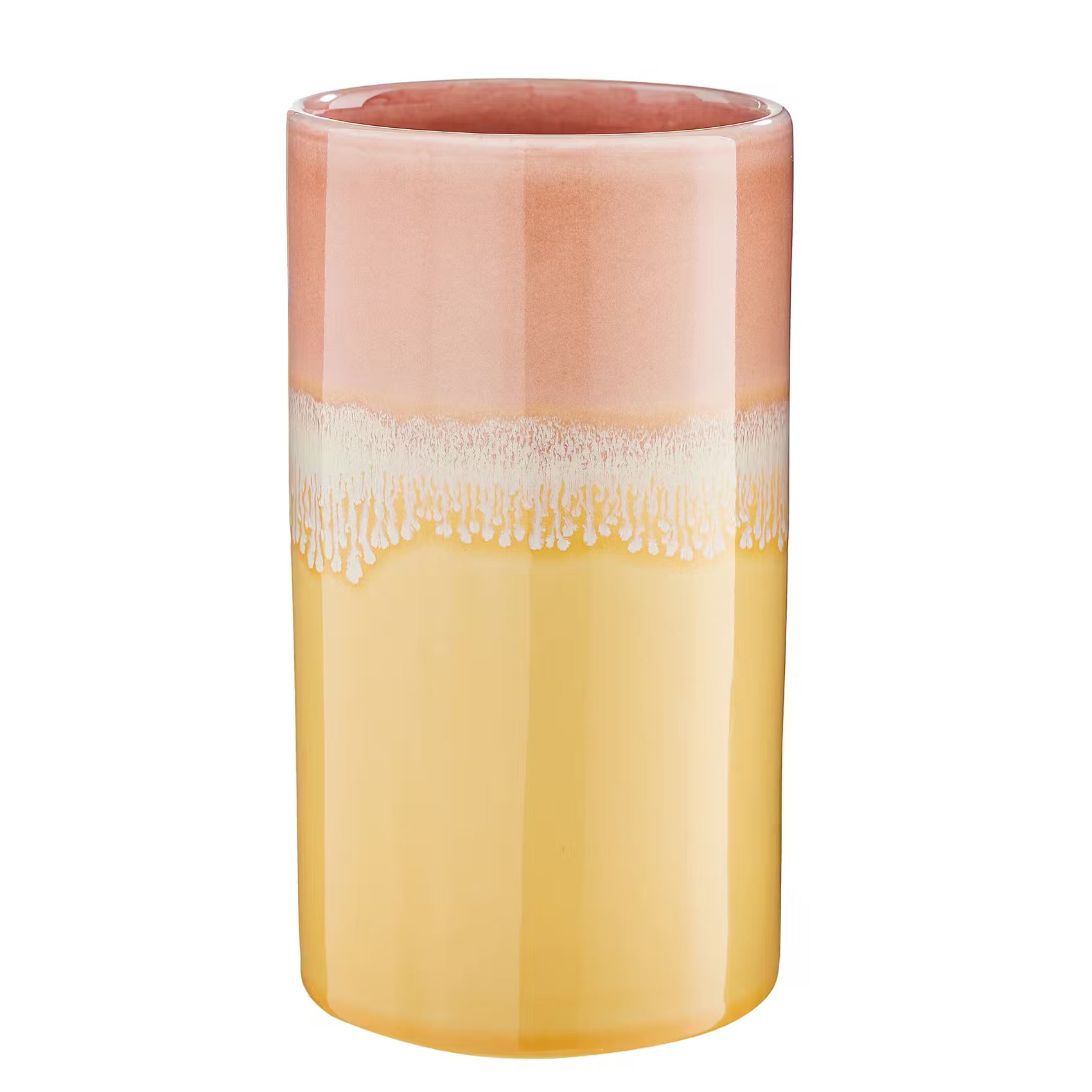 MEDLEY Vase - Steinzeug - Gelb