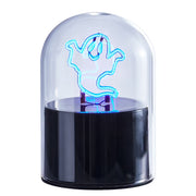 GLOW BALL Neonlicht Gespenst - Glas - Schwarz