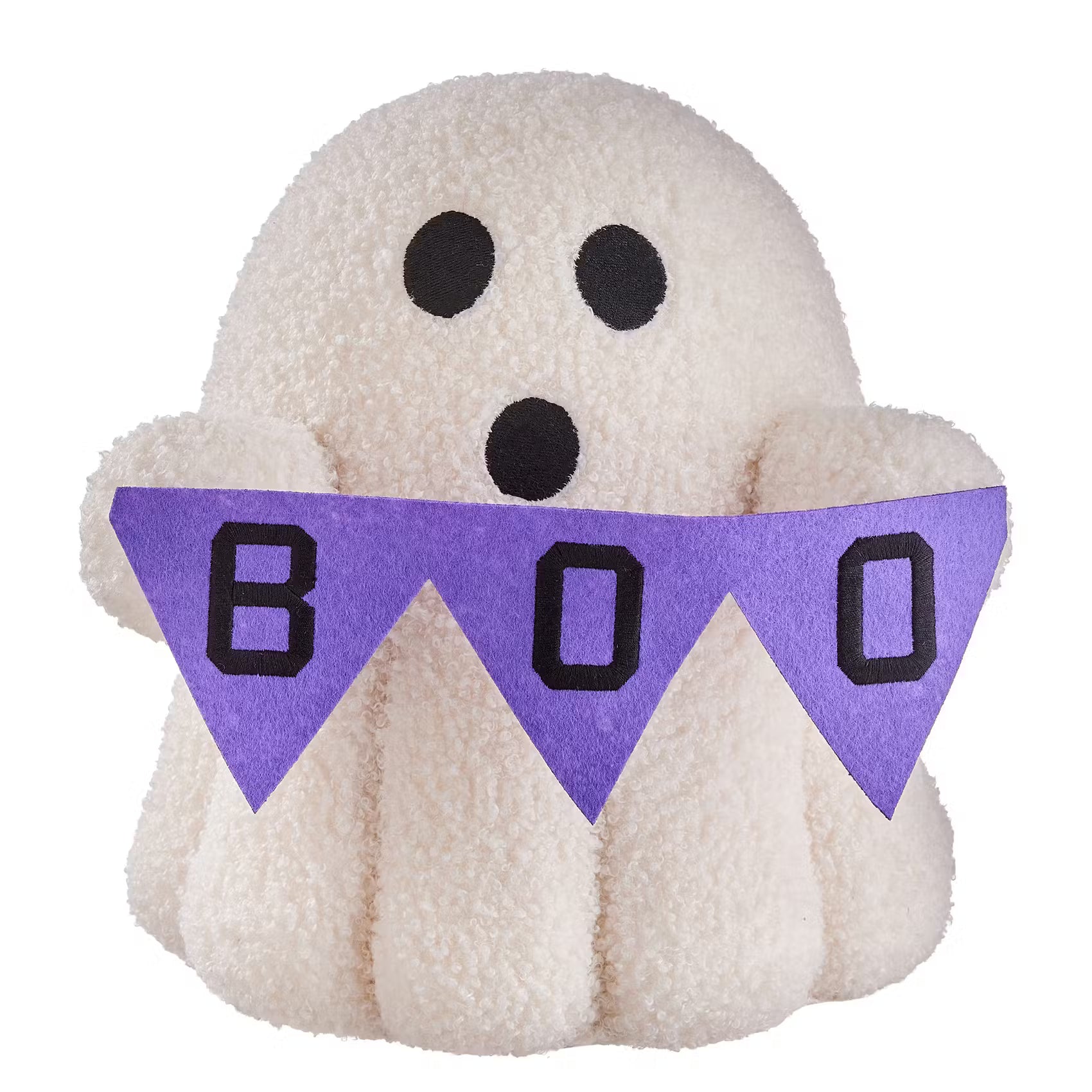 HALLOWEEN Deko-Geist Boo - Polyester - Weiß