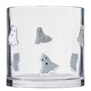 HALLOWEEN Windlicht Gespenst - Glas - Transparent