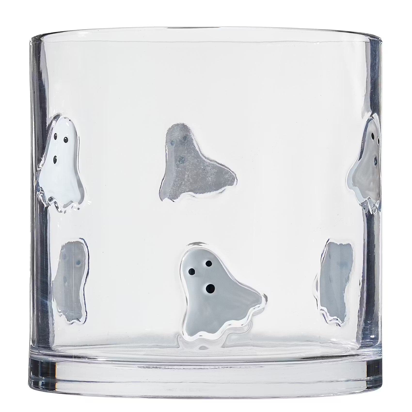HALLOWEEN Windlicht Gespenst - Glas - Transparent